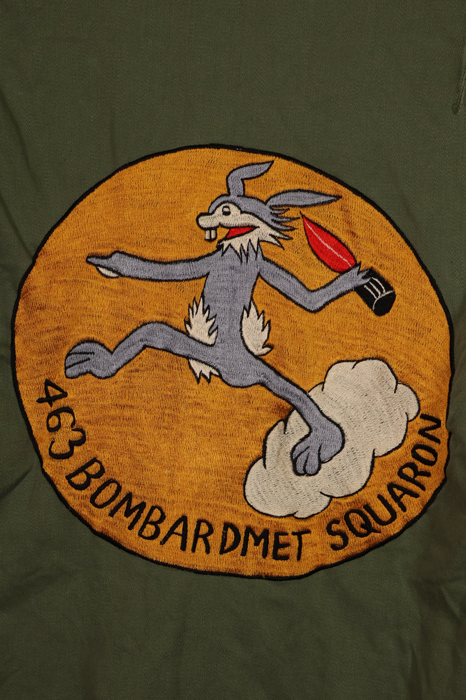 実物 1960年代ロット OG-107 USAF ユーティリティシャツ 直接刺繍あり