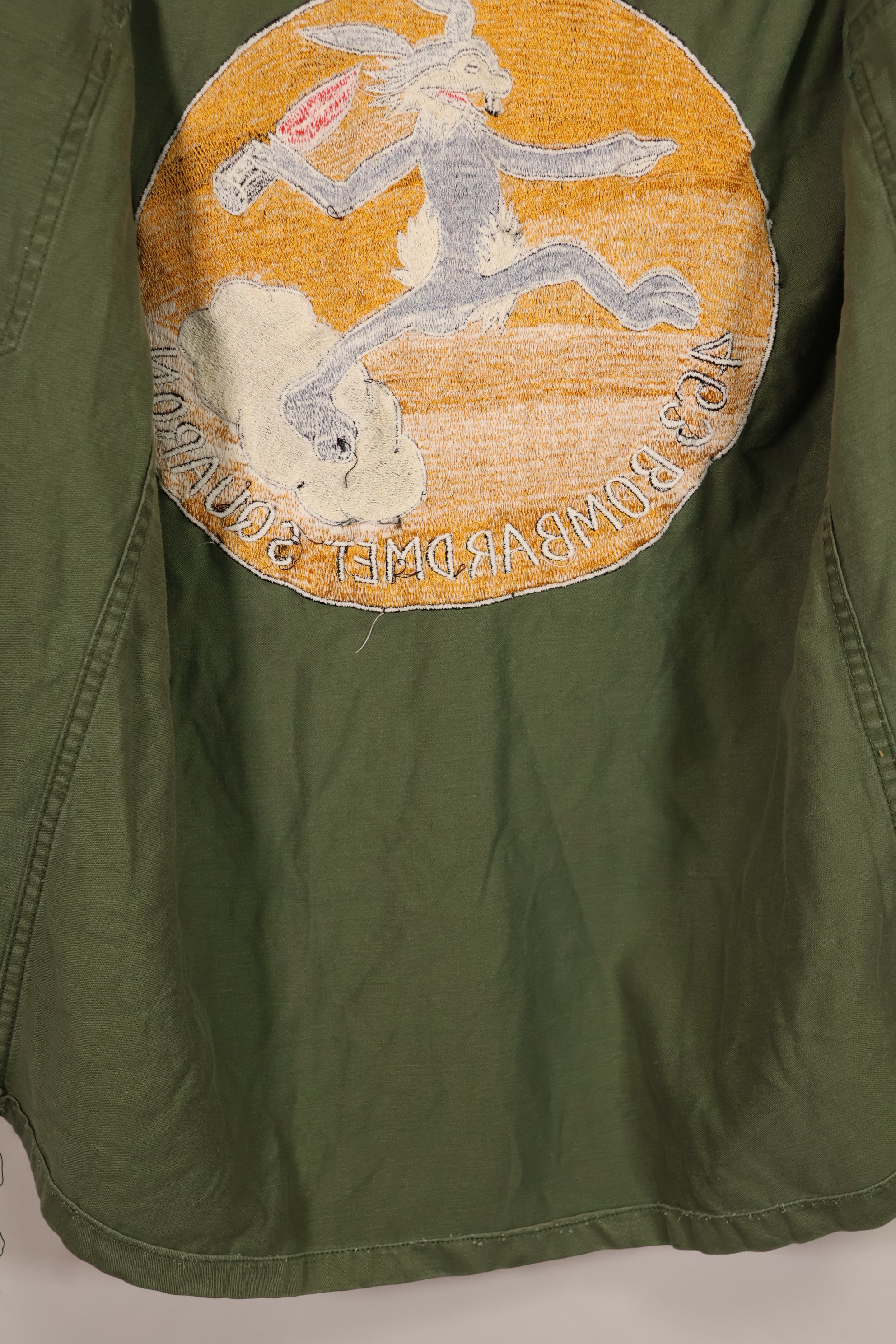 実物 1960年代ロット OG-107 USAF ユーティリティシャツ 直接刺繍あり