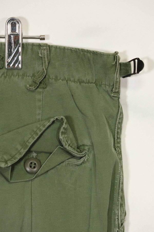 推定1967年契約 3rd Model ノンリップストップ ジャングルファティーグ パンツ M-R 中古品