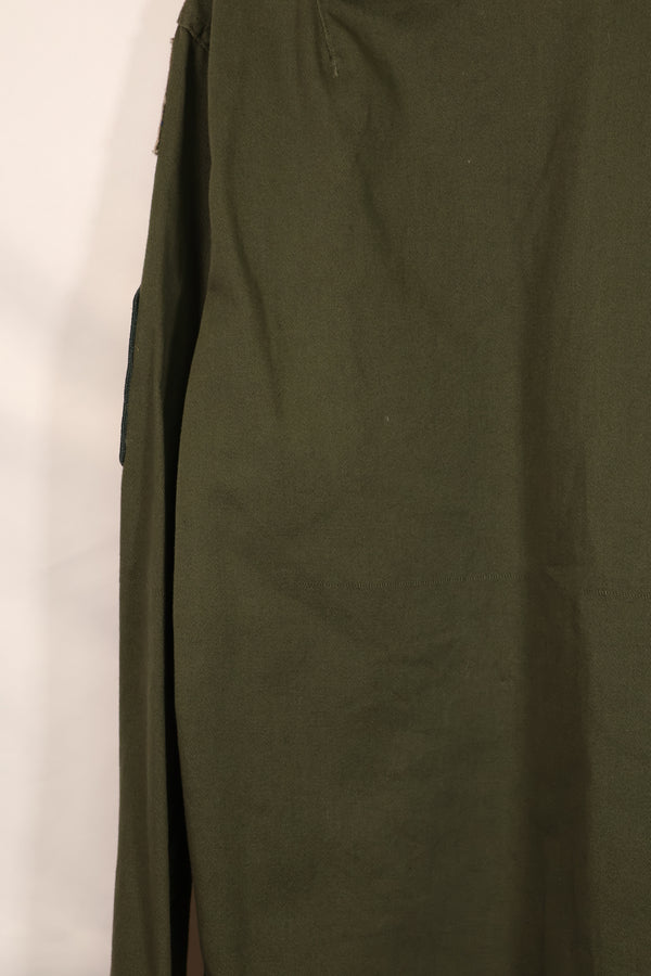 実物 アメリカ陸軍 OG-107 ユーティリティシャツ パッチ付 パッチ後付け 中古品