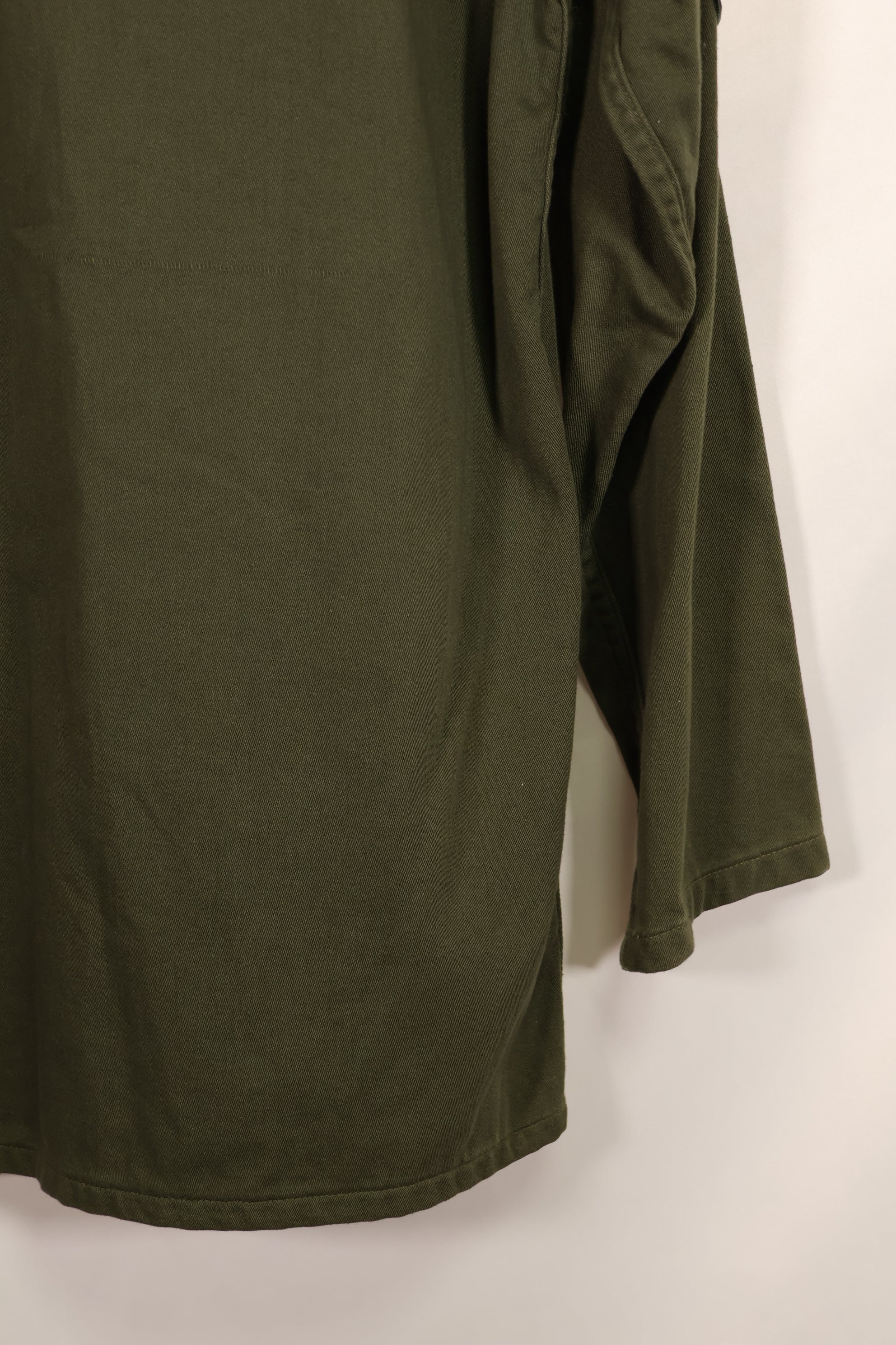 実物 アメリカ陸軍 OG-107 ユーティリティシャツ パッチ付 パッチ後付け 中古品