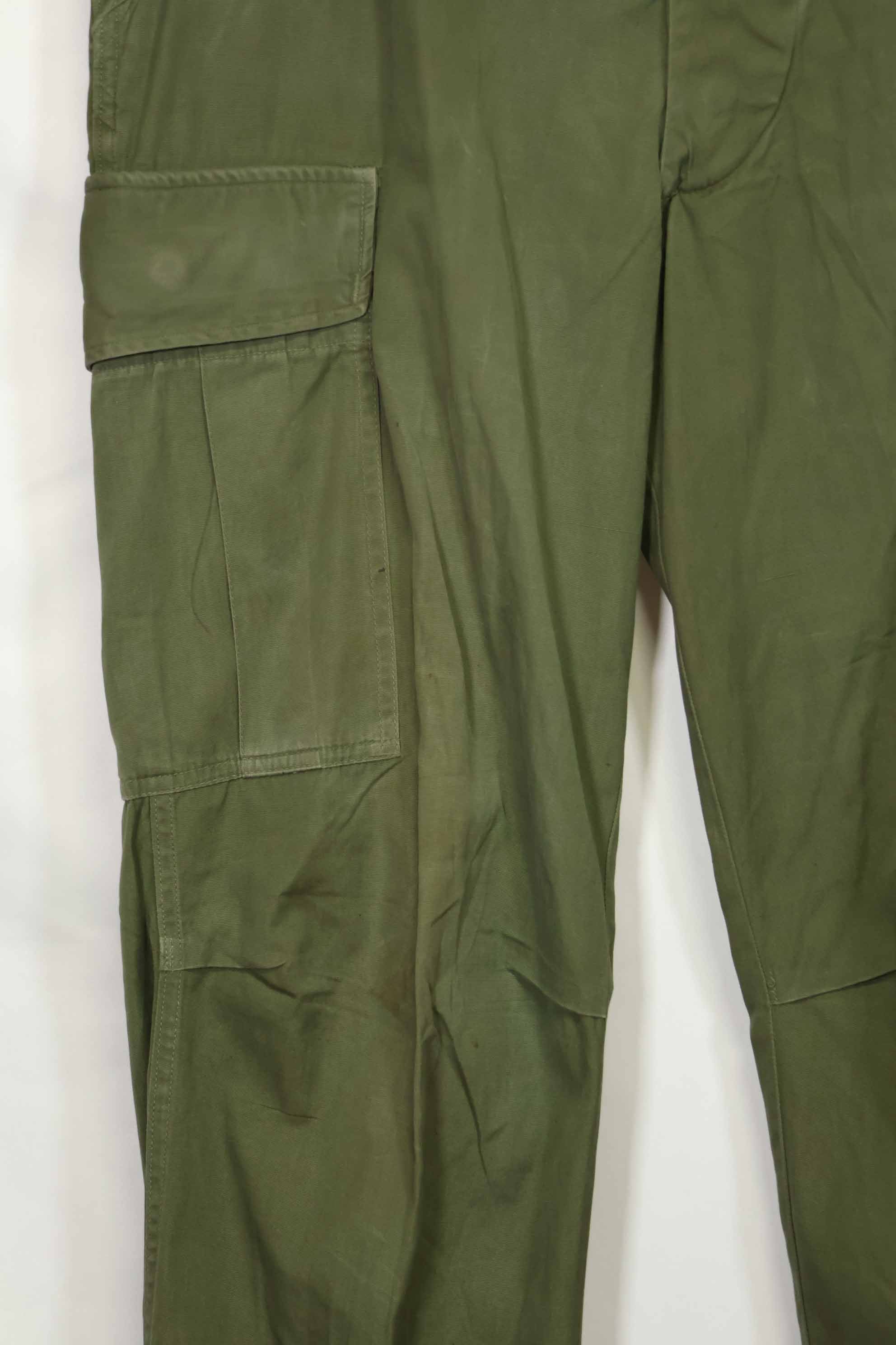 推定1967年契約 3rd Model ノンリップストップ ジャングルファティーグ パンツ M-R 状態良い 中古品