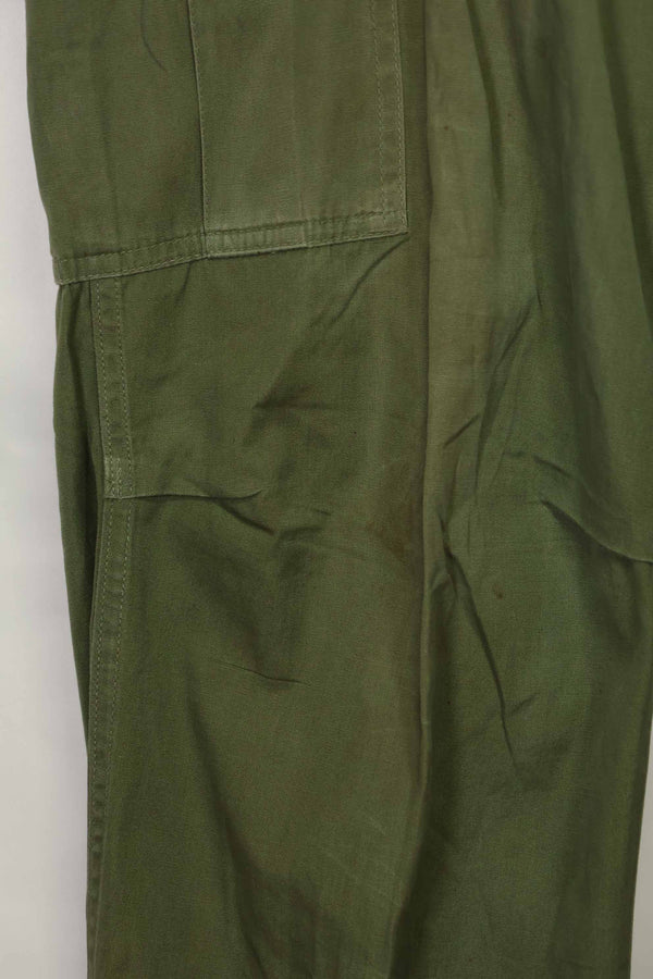 推定1967年契約 3rd Model ノンリップストップ ジャングルファティーグ パンツ M-R 状態良い 中古品