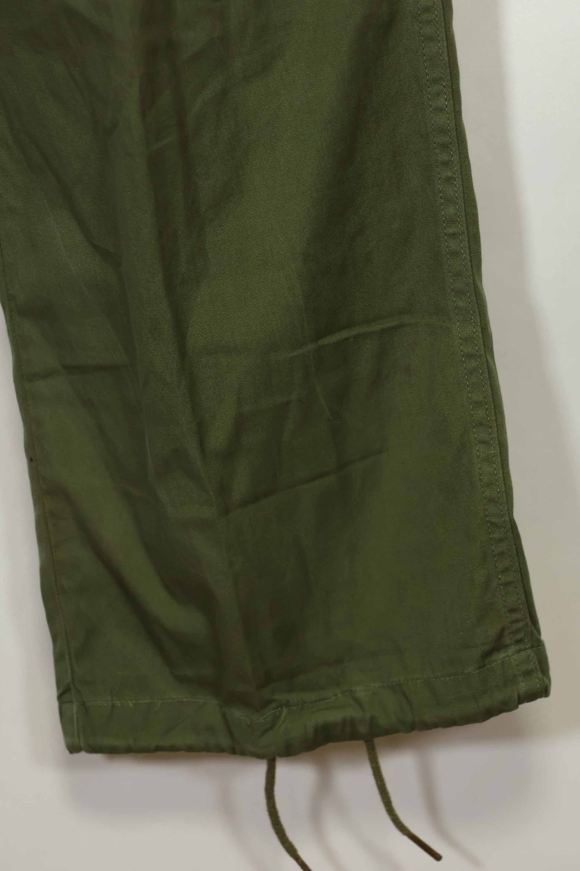 推定1967年契約 3rd Model ノンリップストップ ジャングルファティーグ パンツ M-R 状態良い 中古品