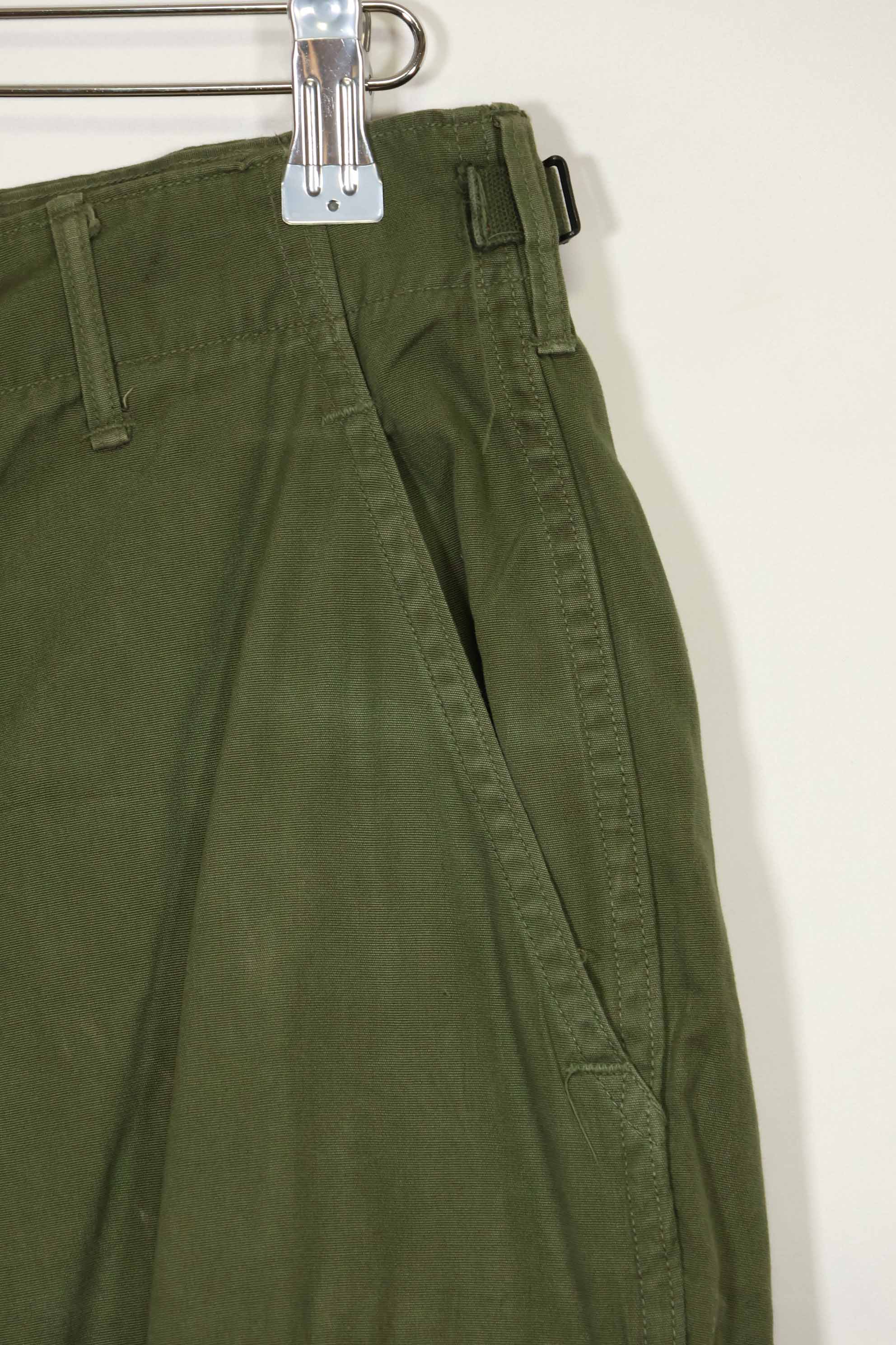 推定1967年契約 3rd Model ノンリップストップ ジャングルファティーグ パンツ M-R 状態良い 中古品