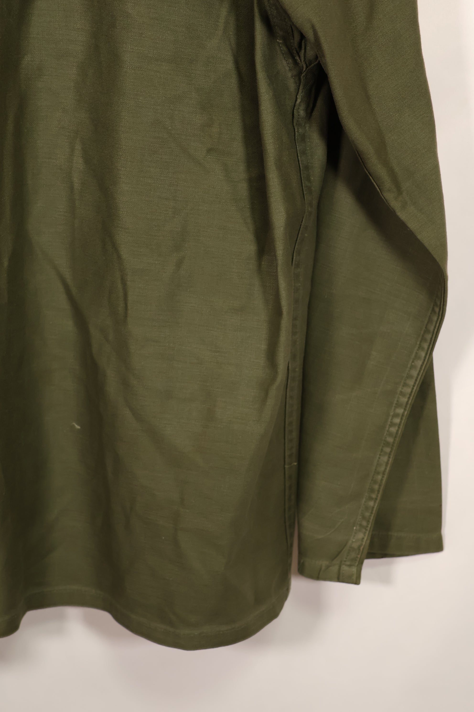 実物 1963年製 アメリカ陸軍 OG-107 ユーティリティシャツ パッチ付き 中古品