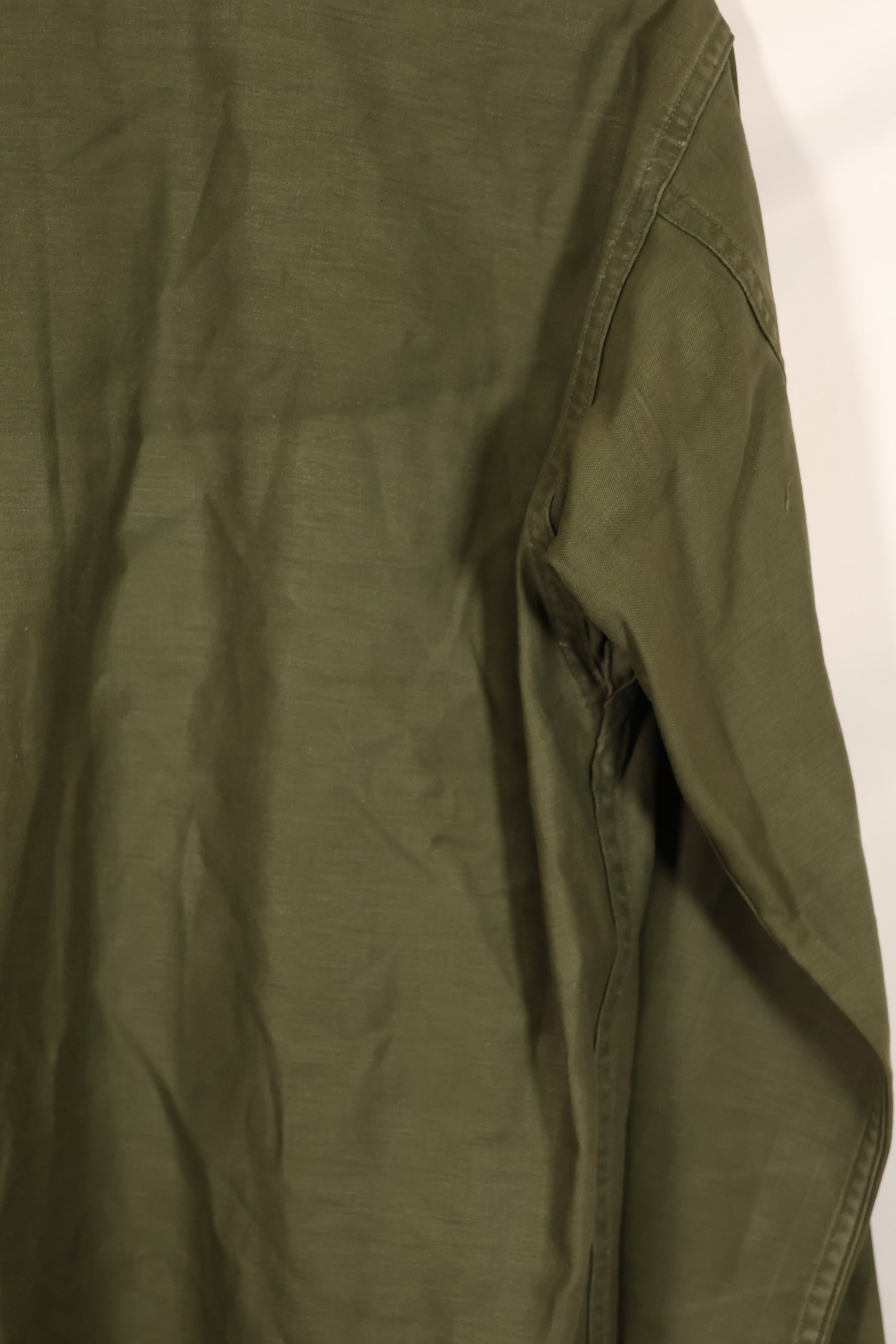 実物 1963年製 アメリカ陸軍 OG-107 ユーティリティシャツ パッチ付き 中古品