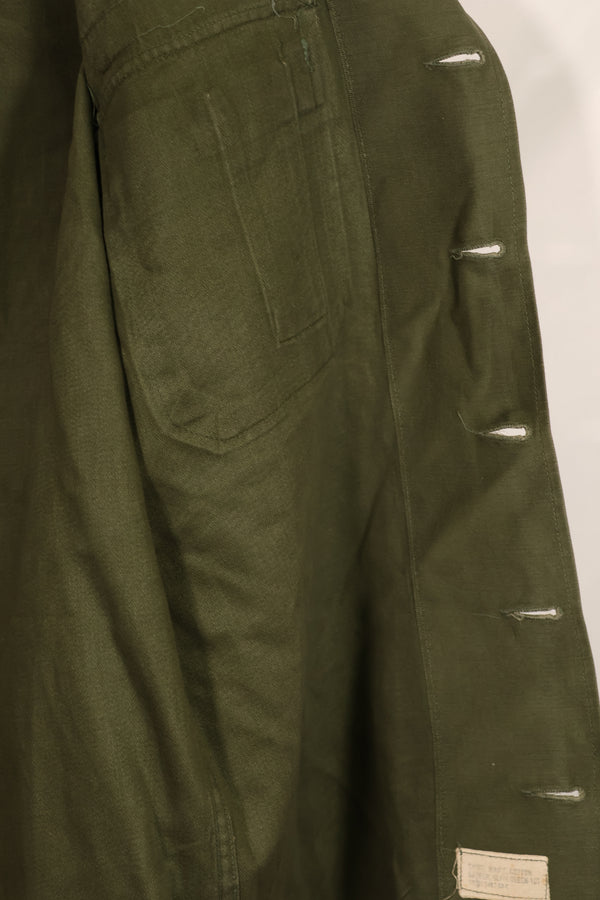 実物 1963年製 アメリカ陸軍 OG-107 ユーティリティシャツ パッチ付き 中古品