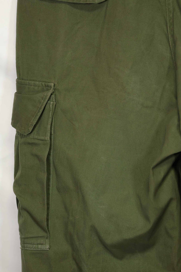 推定1967年契約 3rd Model ノンリップストップ ジャングルファティーグ パンツ M-R 状態良い 中古品