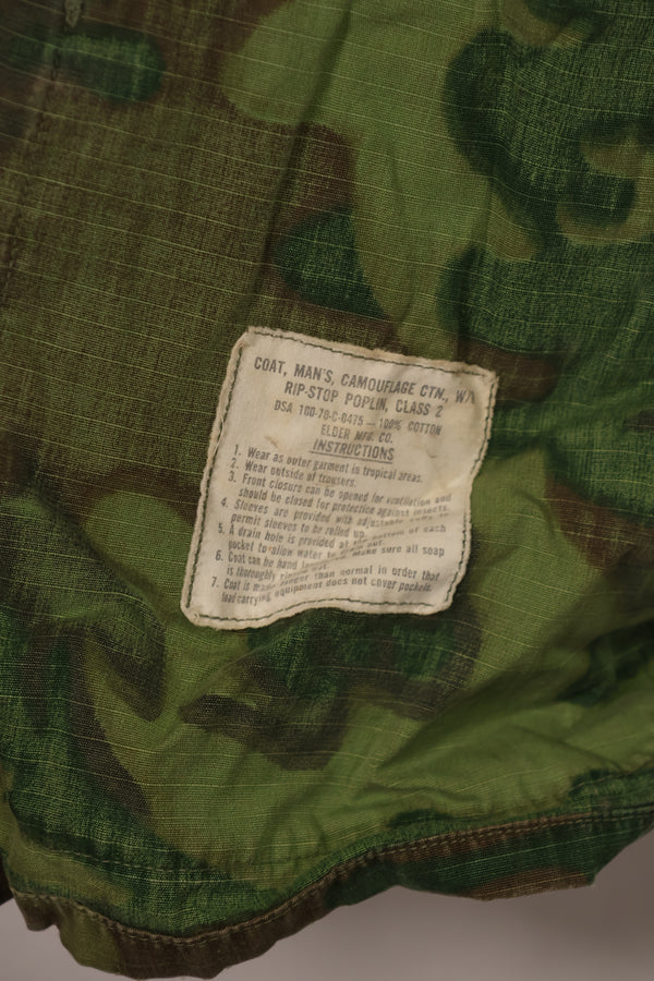 実物 1970年製 アメリカ海兵隊 ERDL ジャングルファティーグ ジャケット S-L 中古品