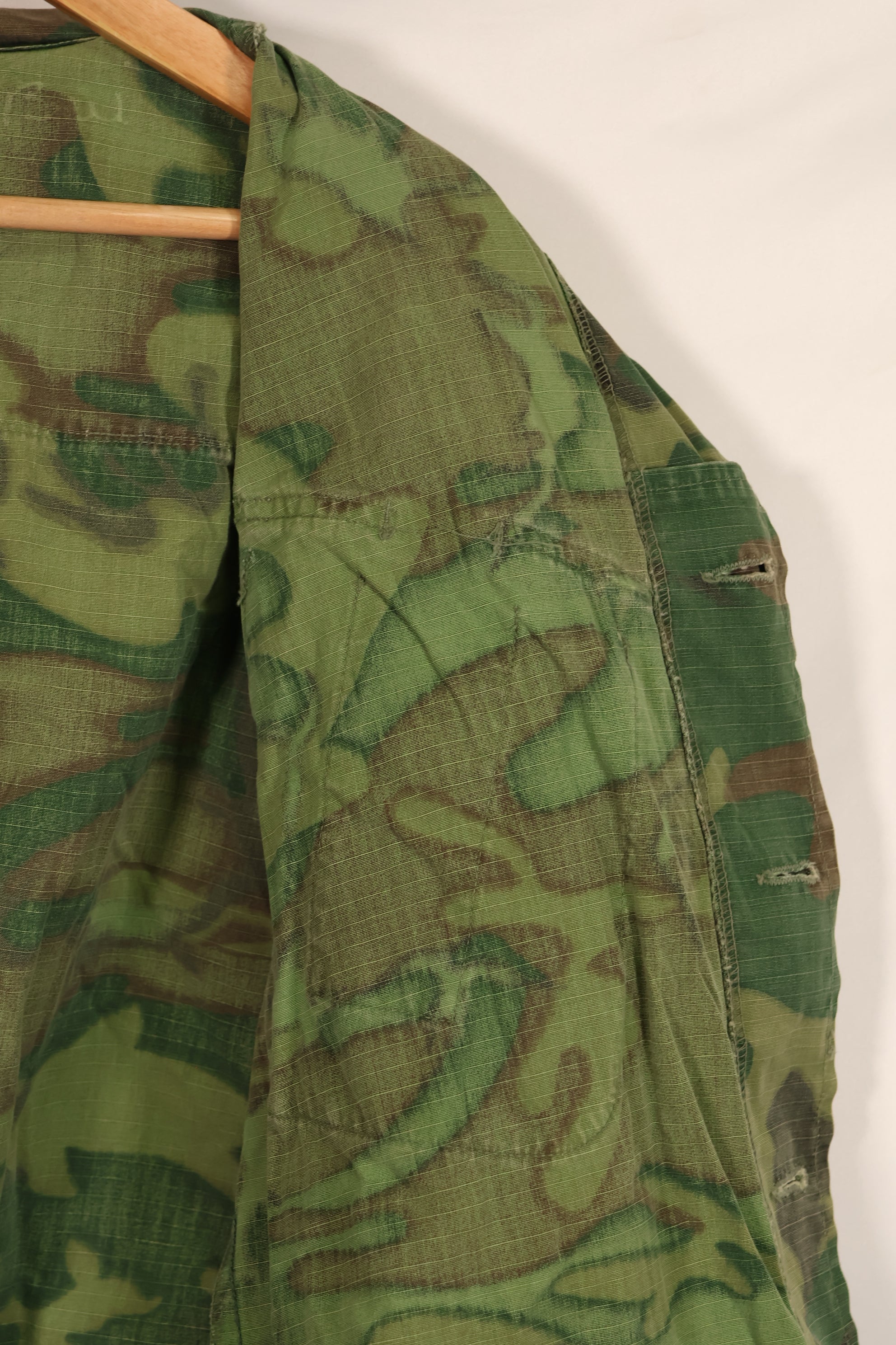 実物 1970年製 アメリカ海兵隊 ERDL ジャングルファティーグ ジャケット S-L 中古品