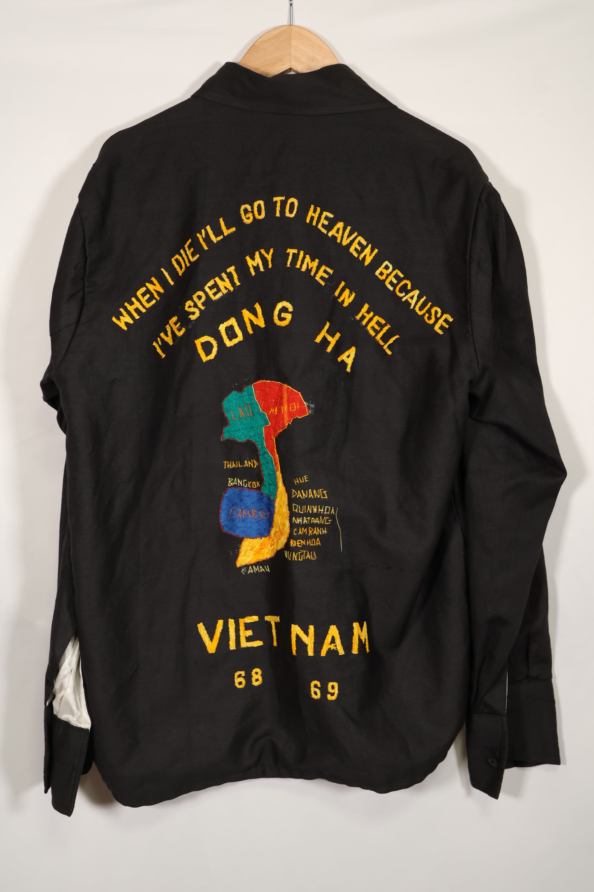 実物 1960年代 ベトナム戦争 ツアージャケット 68-69 中古品