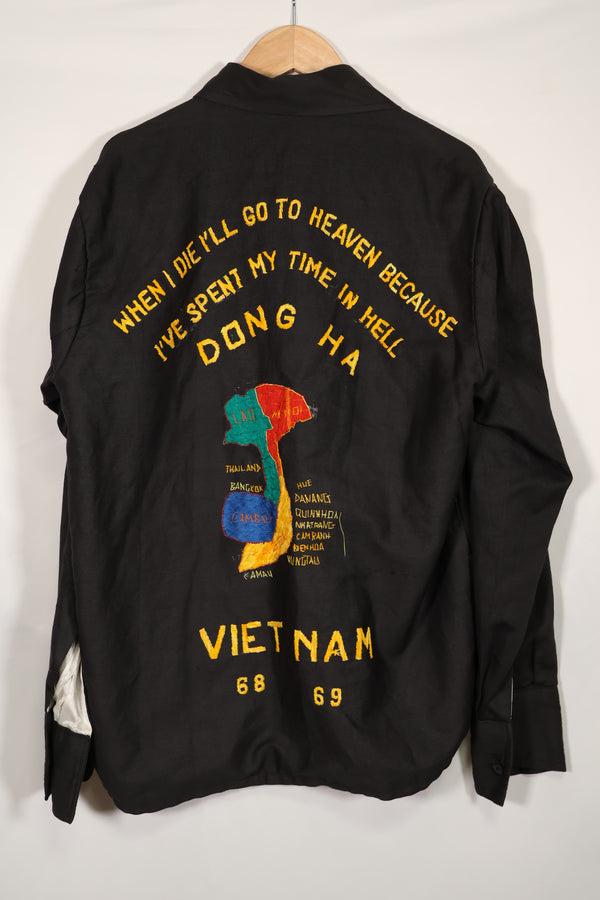 実物 1960年代 ベトナム戦争 ツアージャケット 68-69 中古品
