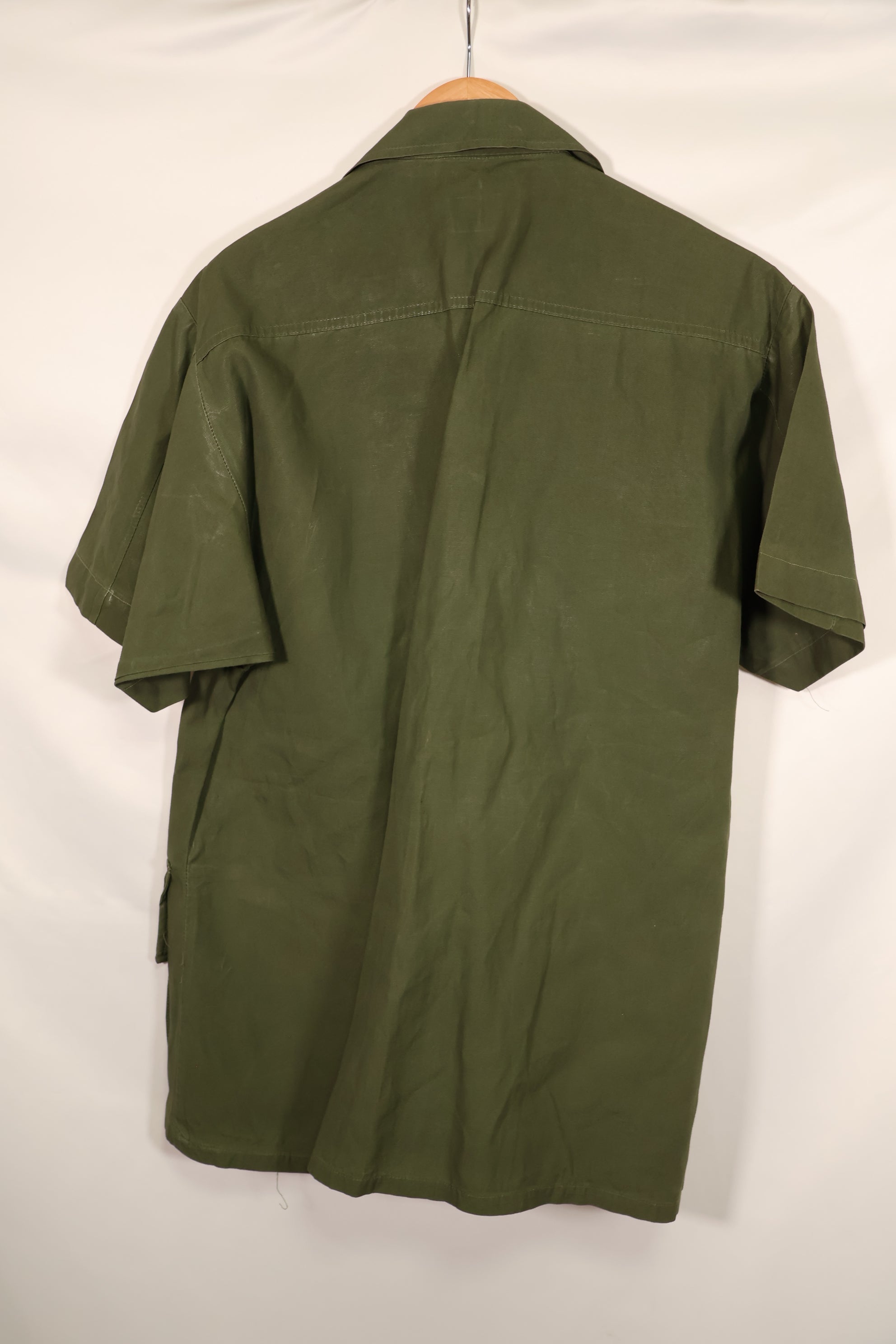 実物 1969年製 3rd Model ジャングルファティーグ 半袖ジャケット M-S USAF パッチ付き 中古品