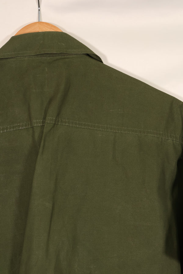 実物 1969年製 3rd Model ジャングルファティーグ 半袖ジャケット M-S USAF パッチ付き 中古品