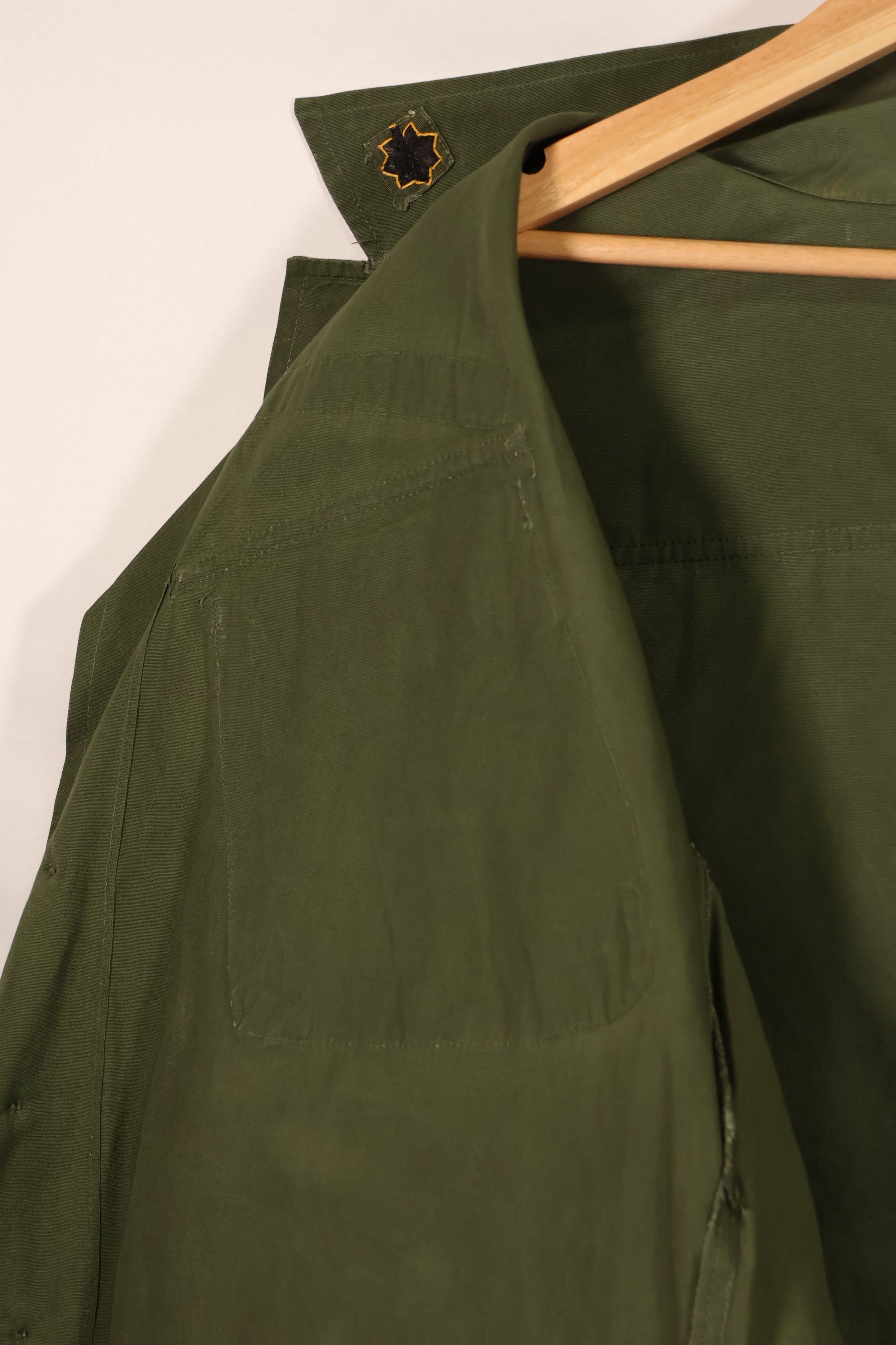 実物 1969年製 3rd Model ジャングルファティーグ 半袖ジャケット M-S USAF パッチ付き 中古品