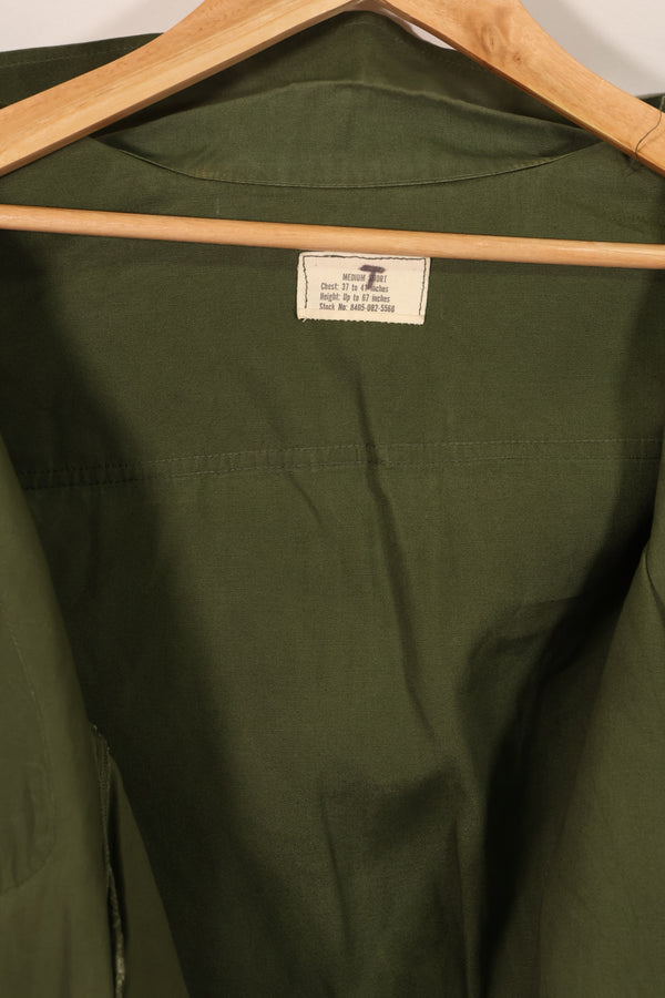 実物 1969年製 3rd Model ジャングルファティーグ 半袖ジャケット M-S USAF パッチ付き 中古品