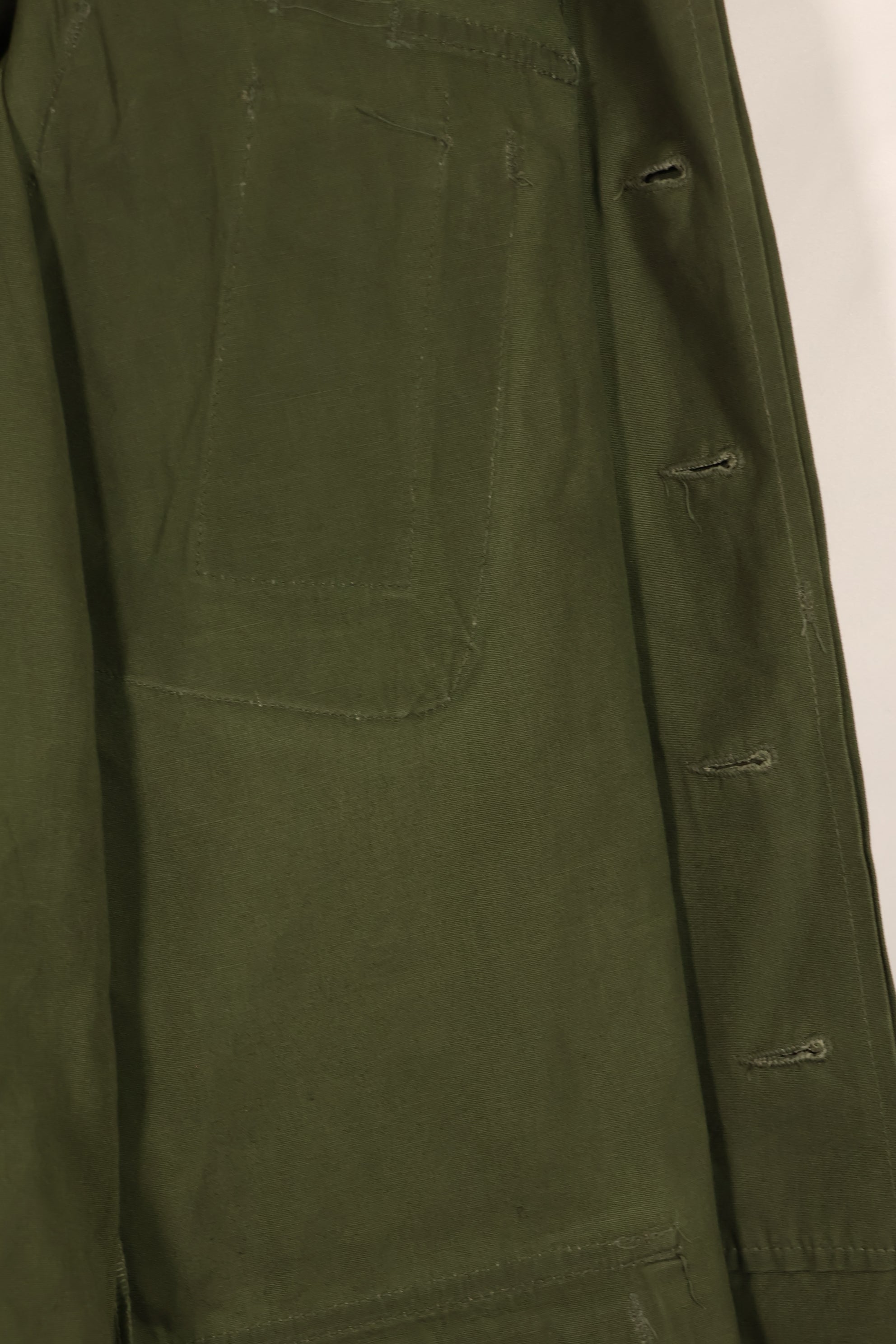 実物 1969年製 3rd Model ジャングルファティーグ 半袖ジャケット M-S USAF パッチ付き 中古品