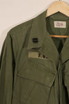 実物 1966年〜67年製 3rd Model ジャングルファティーグ ジャケット M-S USAF 初付け 中古品