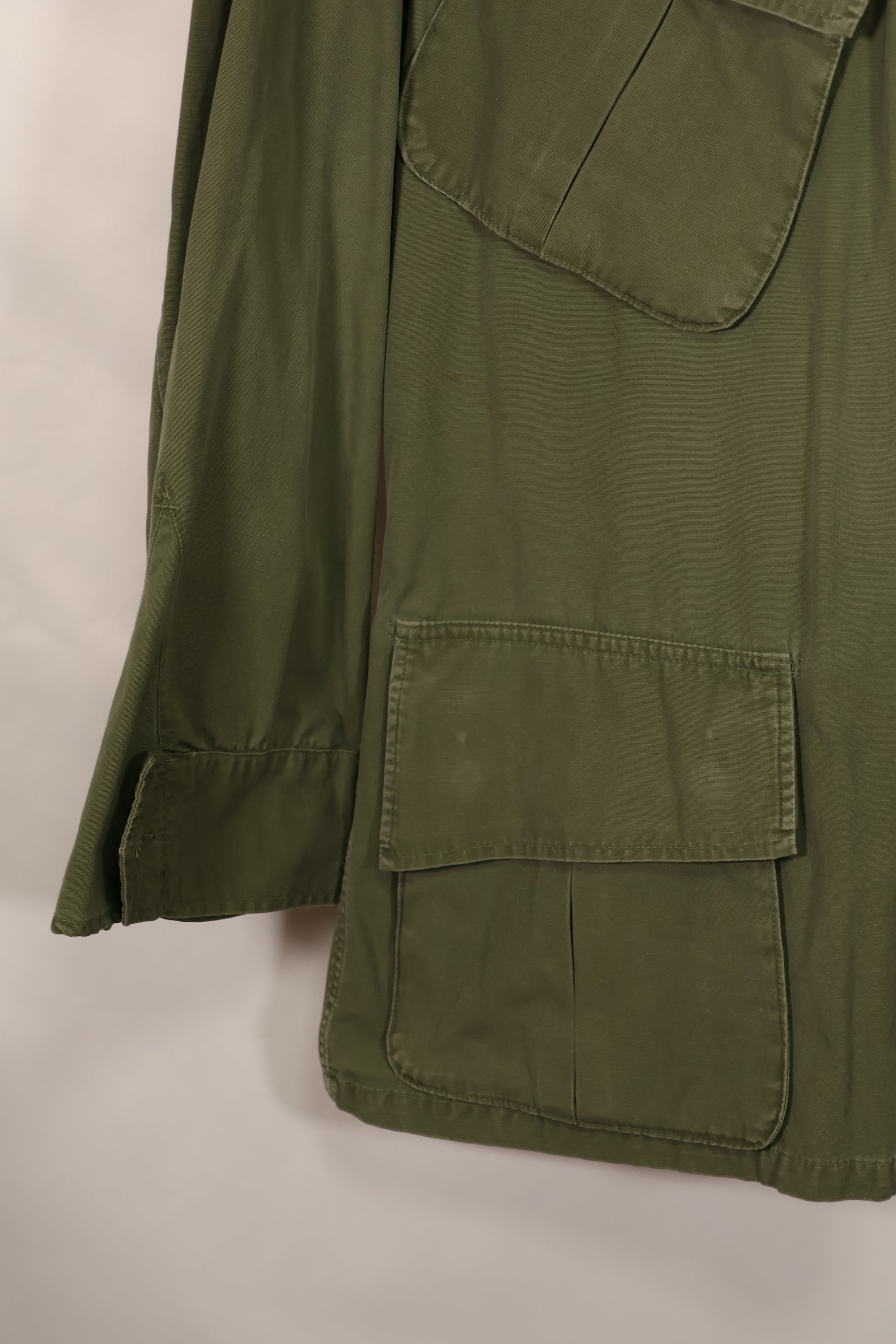 実物 1966年〜67年製 3rd Model ジャングルファティーグ ジャケット M-S USAF 初付け 中古品