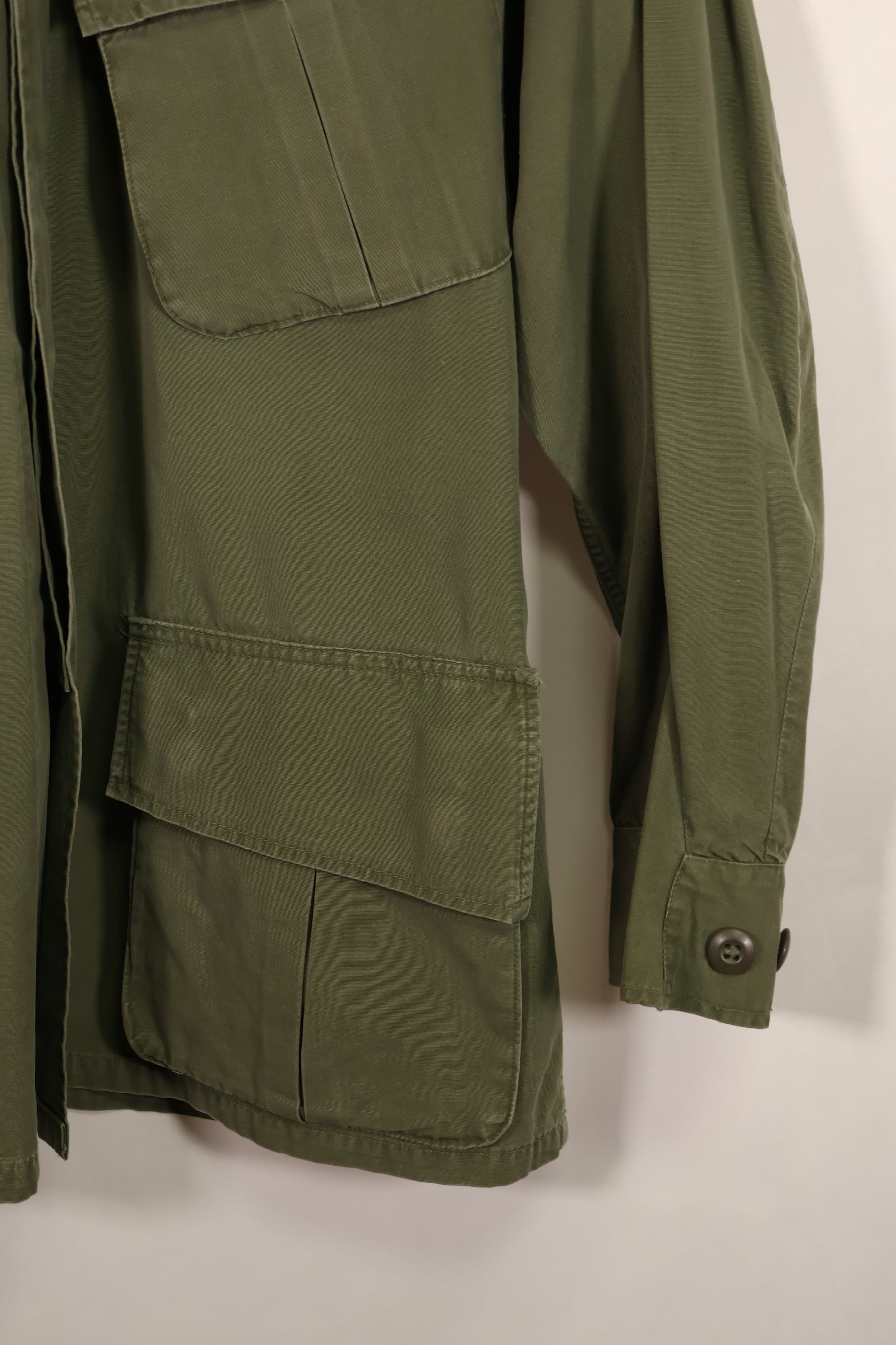 実物 1966年〜67年製 3rd Model ジャングルファティーグ ジャケット M-S USAF 初付け 中古品