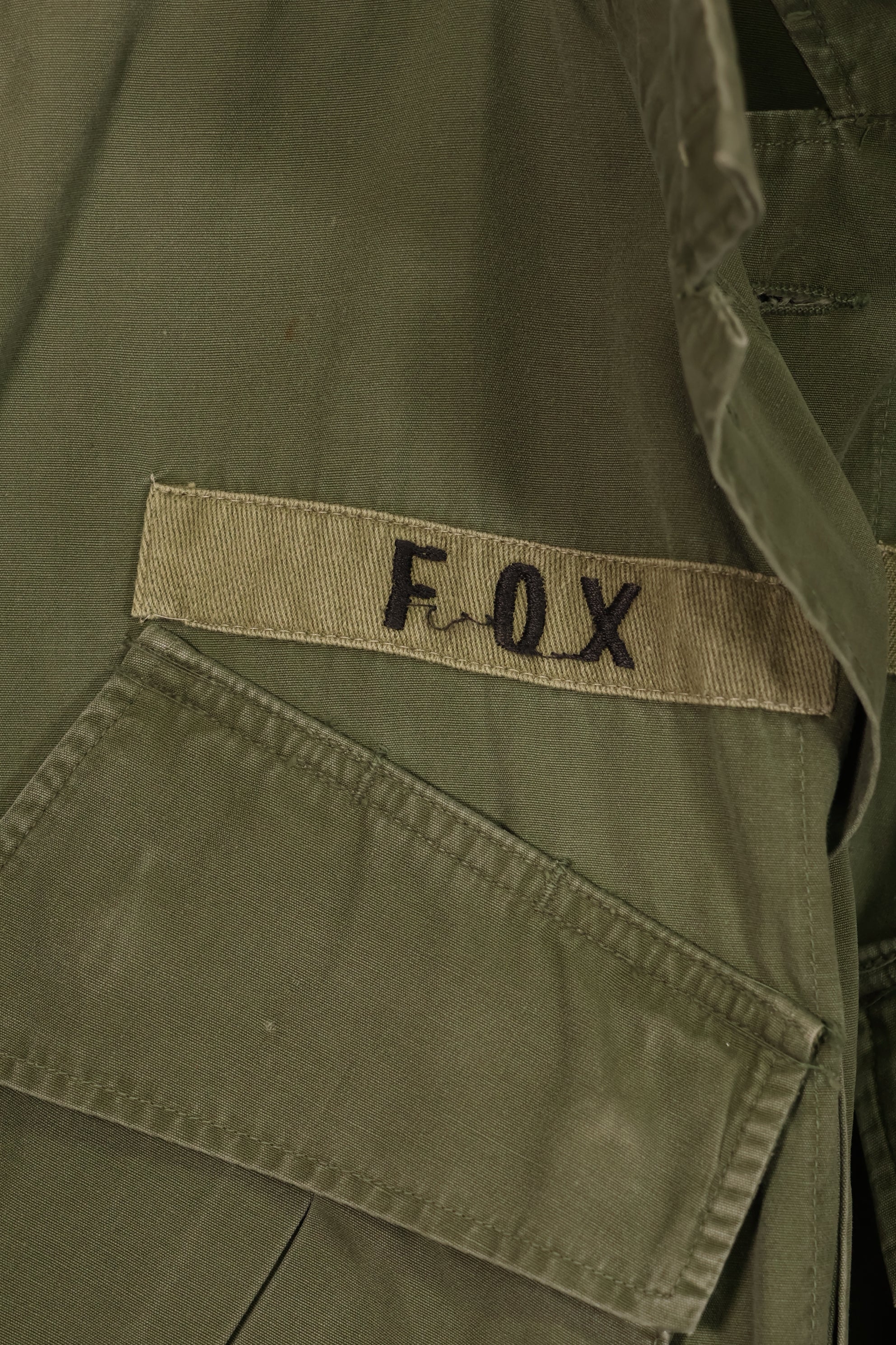 実物 1966年〜67年製 3rd Model ジャングルファティーグ ジャケット M-S USAF 初付け 中古品