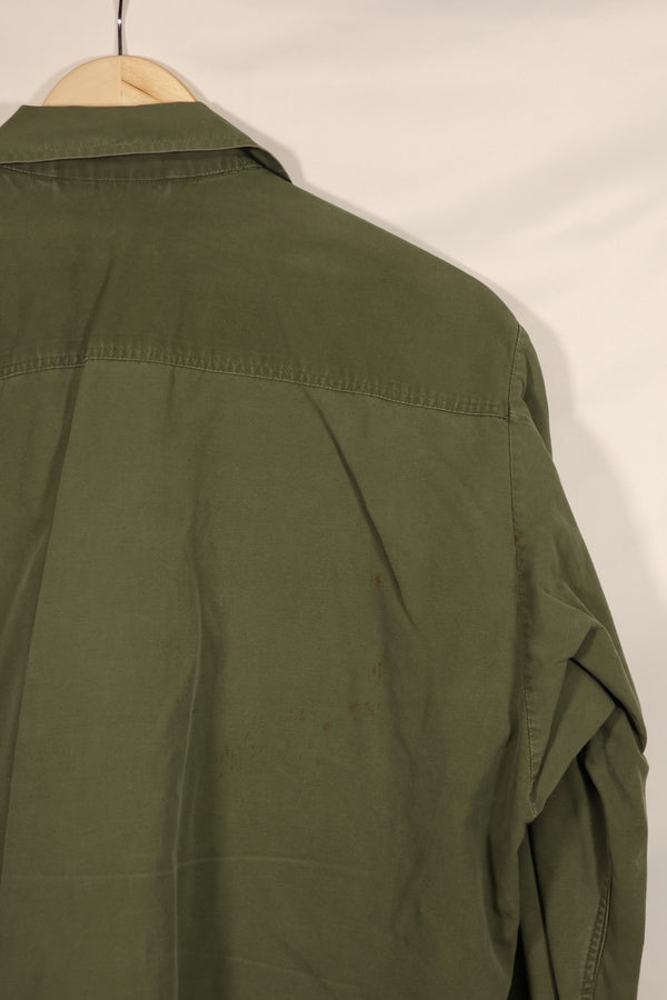 実物 1966年〜67年製 3rd Model ジャングルファティーグ ジャケット M-S USAF 初付け 中古品