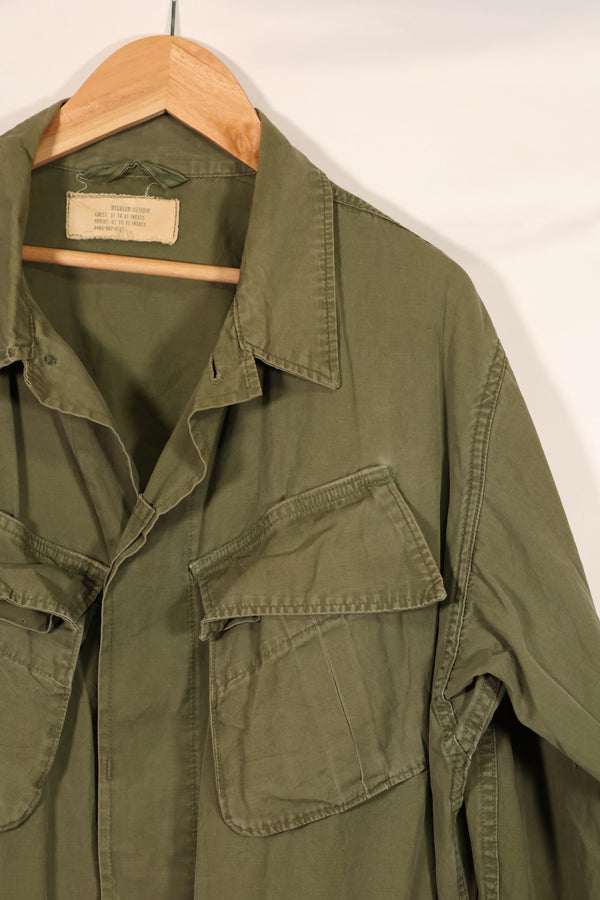 実物 1966年頃ロット 3rd Model ジャングルファティーグ ジャケット M-R 中古品