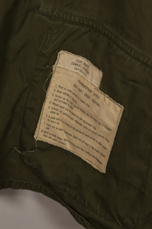 実物 1966年頃ロット 3rd Model ジャングルファティーグ ジャケット M-R 中古品