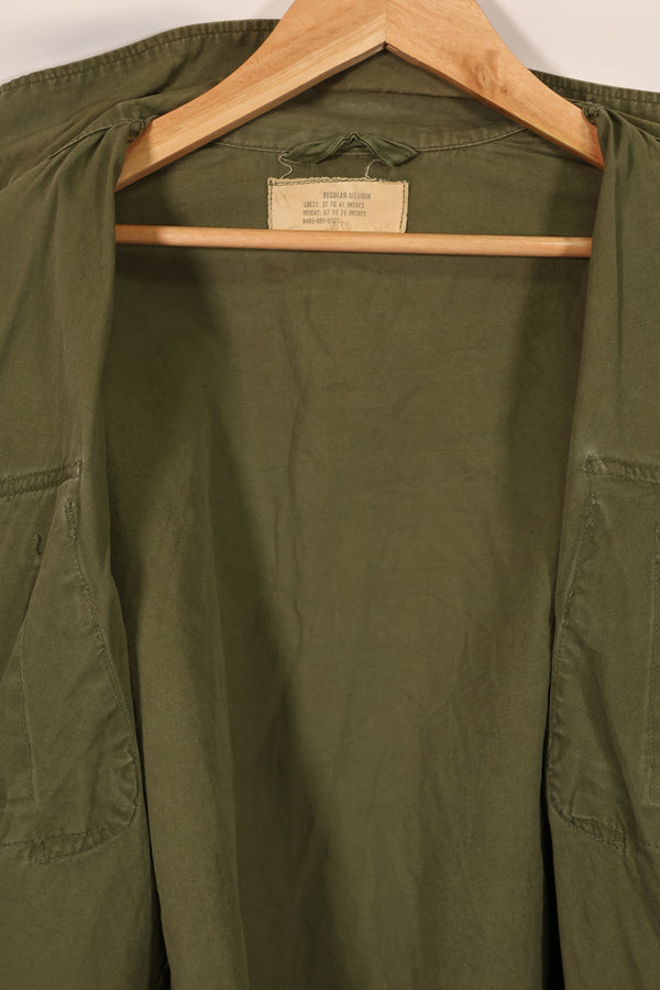 実物 1966年頃ロット 3rd Model ジャングルファティーグ ジャケット M-R 中古品