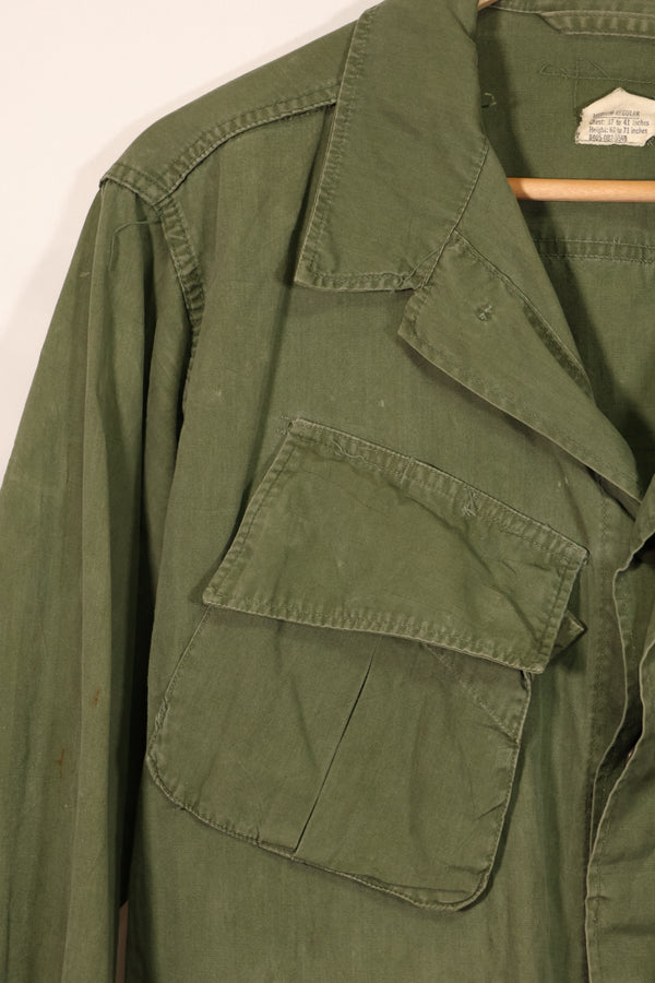 実物 1966年〜1967年頃ロット 3rd Model ジャングルファティーグ ジャケット M-R 中古品