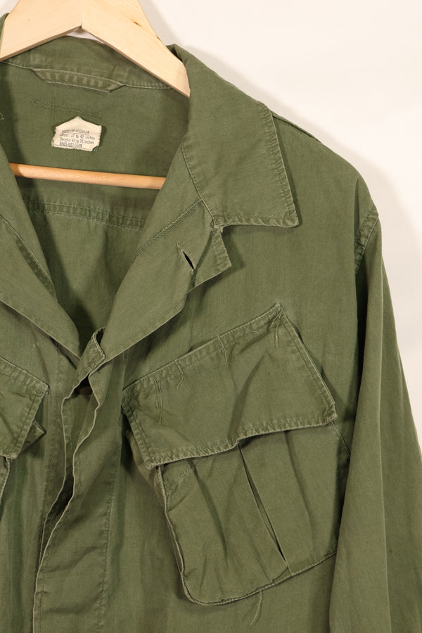 実物 1966年〜1967年頃ロット 3rd Model ジャングルファティーグ ジャケット M-R 中古品