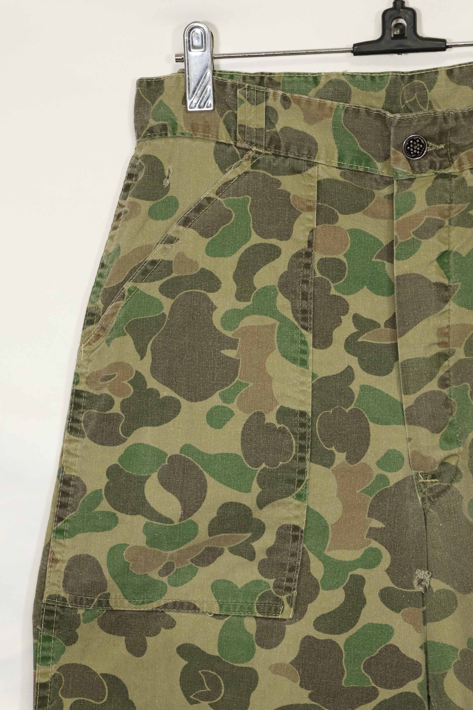 1970年代 民間品 フロッグスキン迷彩 ハンティングパンツ 中古品