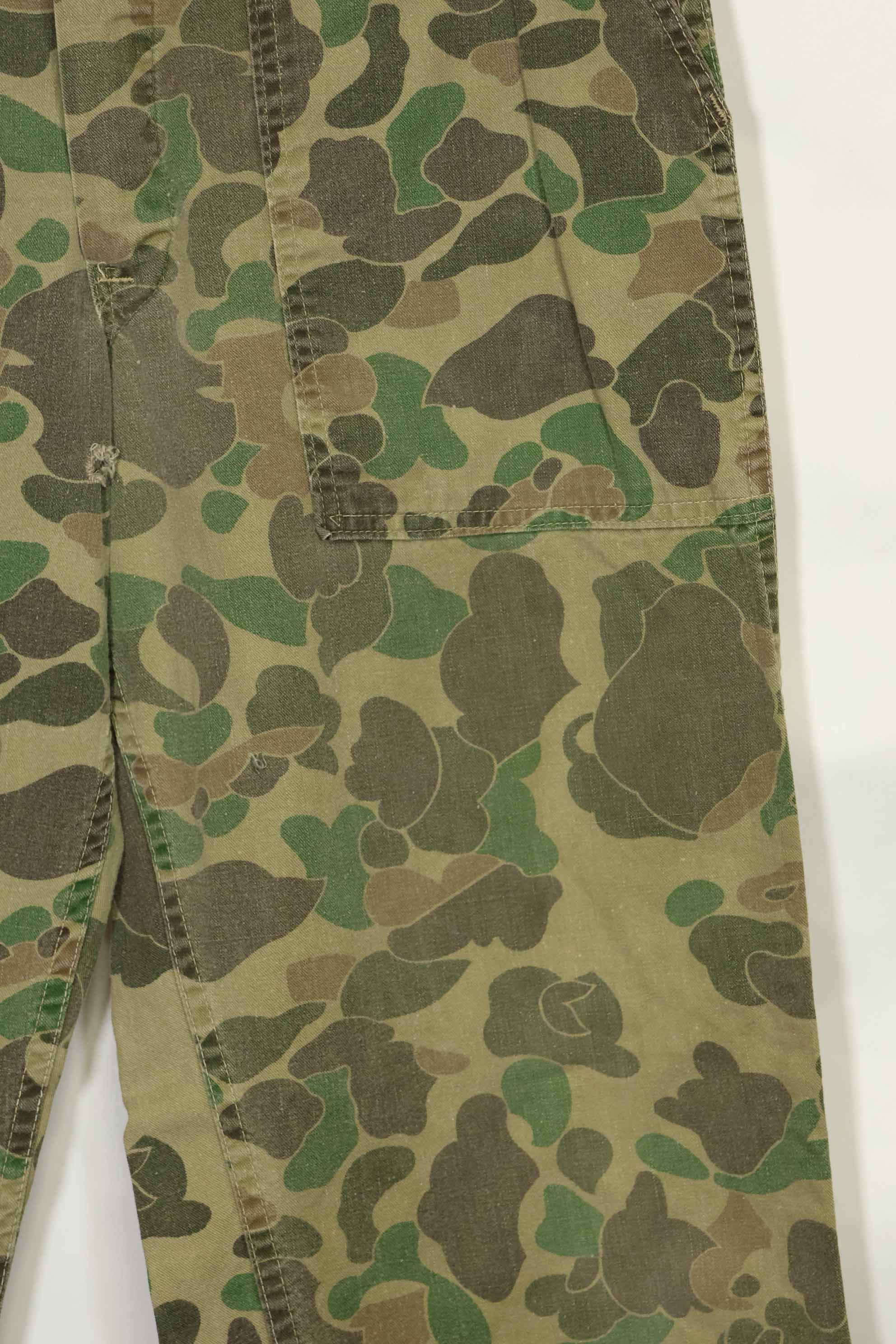 1970年代 民間品 フロッグスキン迷彩 ハンティングパンツ 中古品