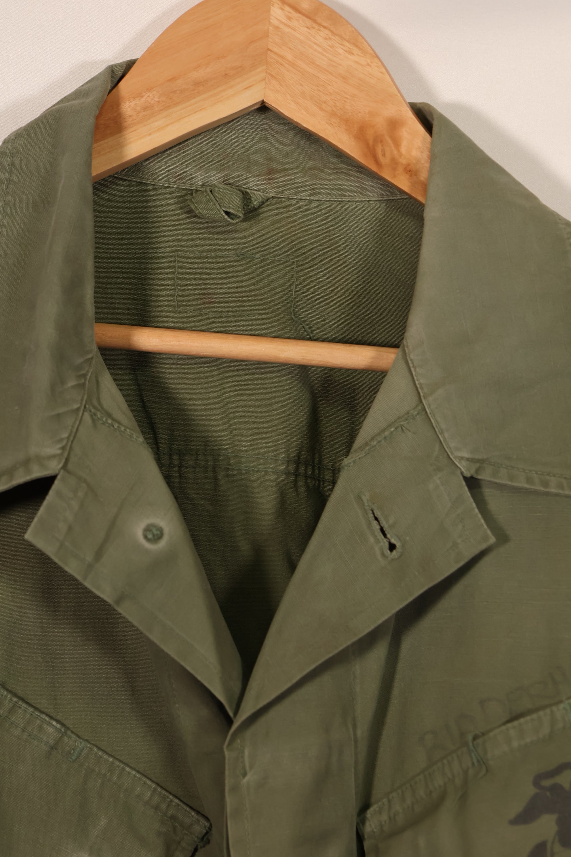 実物 1966年〜1967年頃ロット USMC 3rd Model ジャングルファティーグ ジャケット 中古品