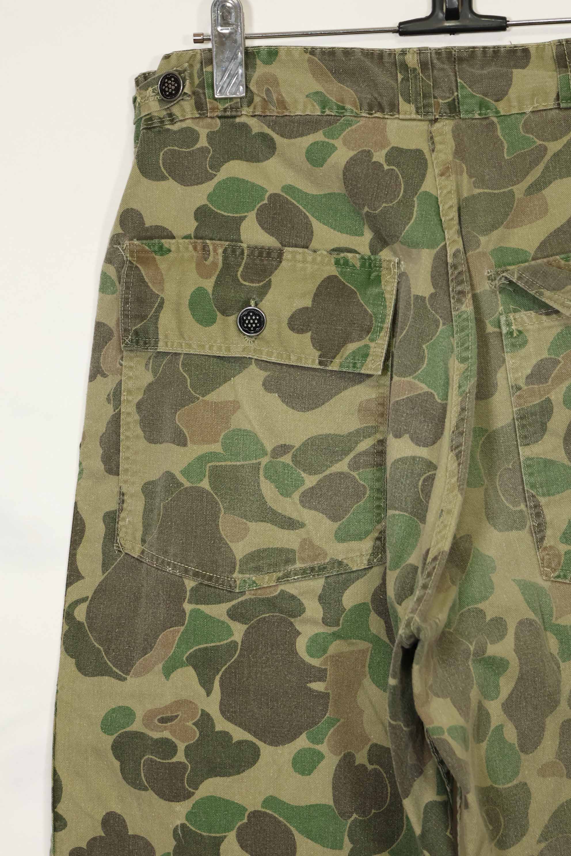 1970年代 民間品 フロッグスキン迷彩 ハンティングパンツ 中古品