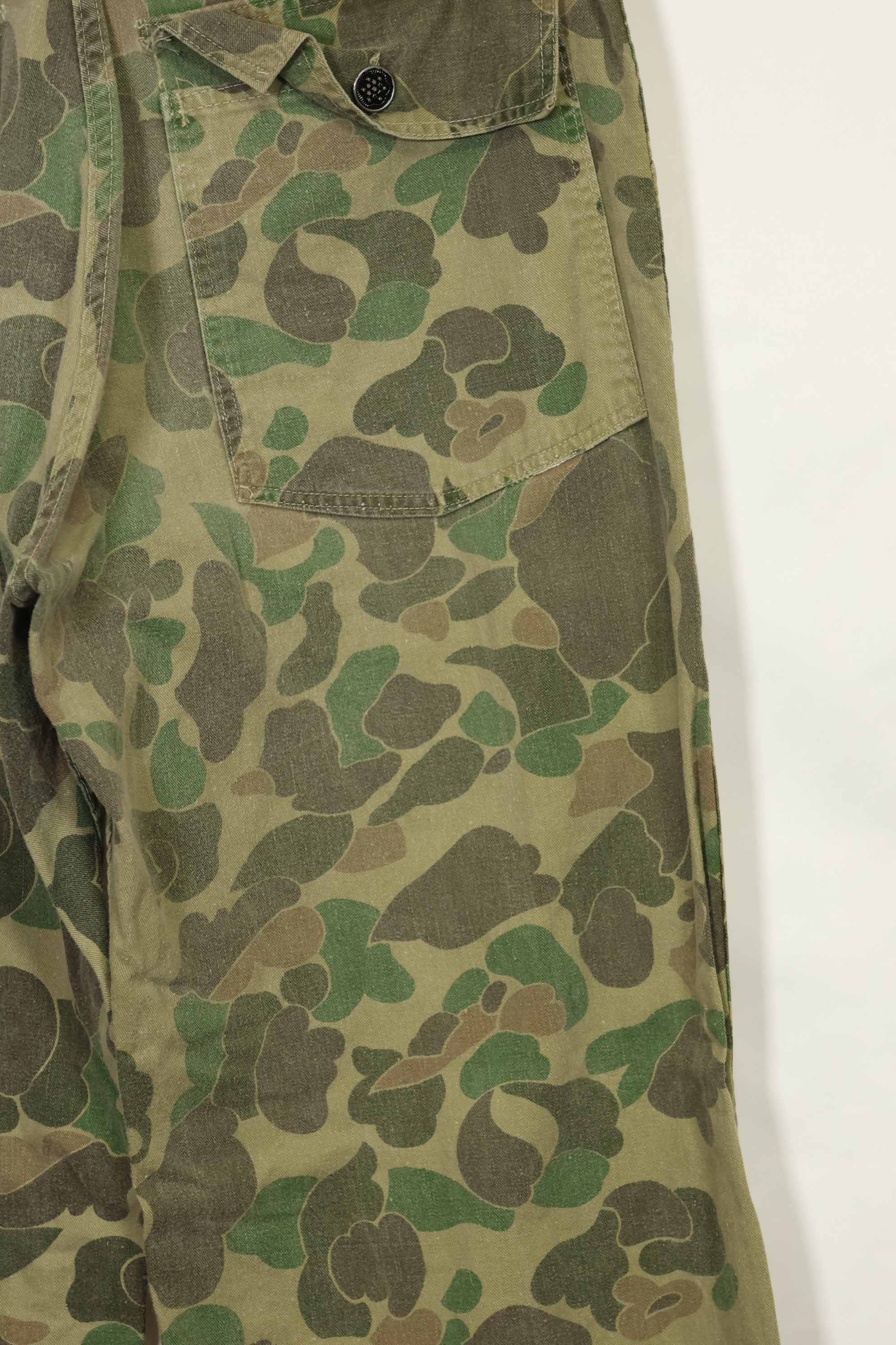 1970年代 民間品 フロッグスキン迷彩 ハンティングパンツ 中古品