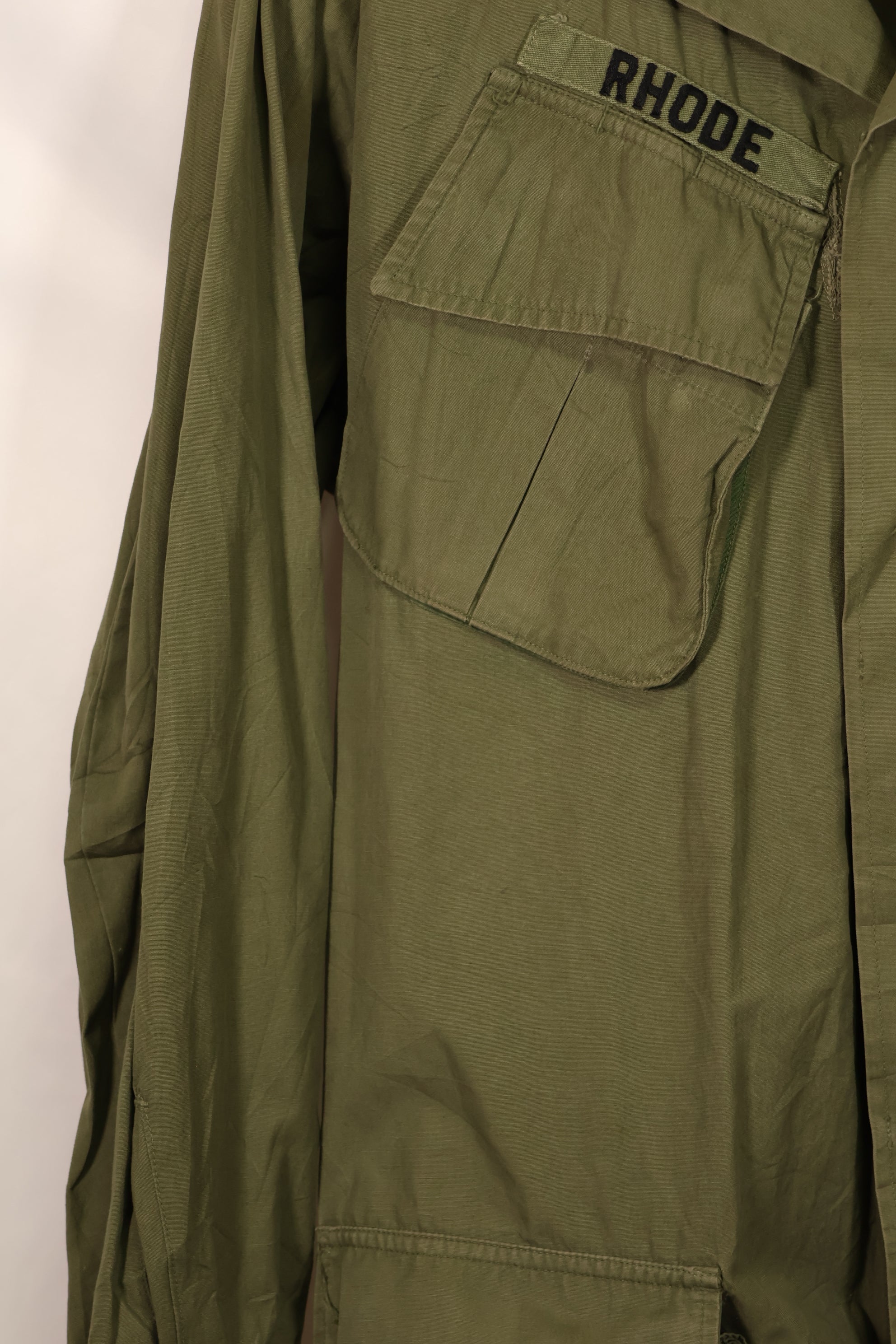 実物 1966年〜1967年頃ロット 3rd Model ジャングルファティーグ ジャケット L-L 中古品