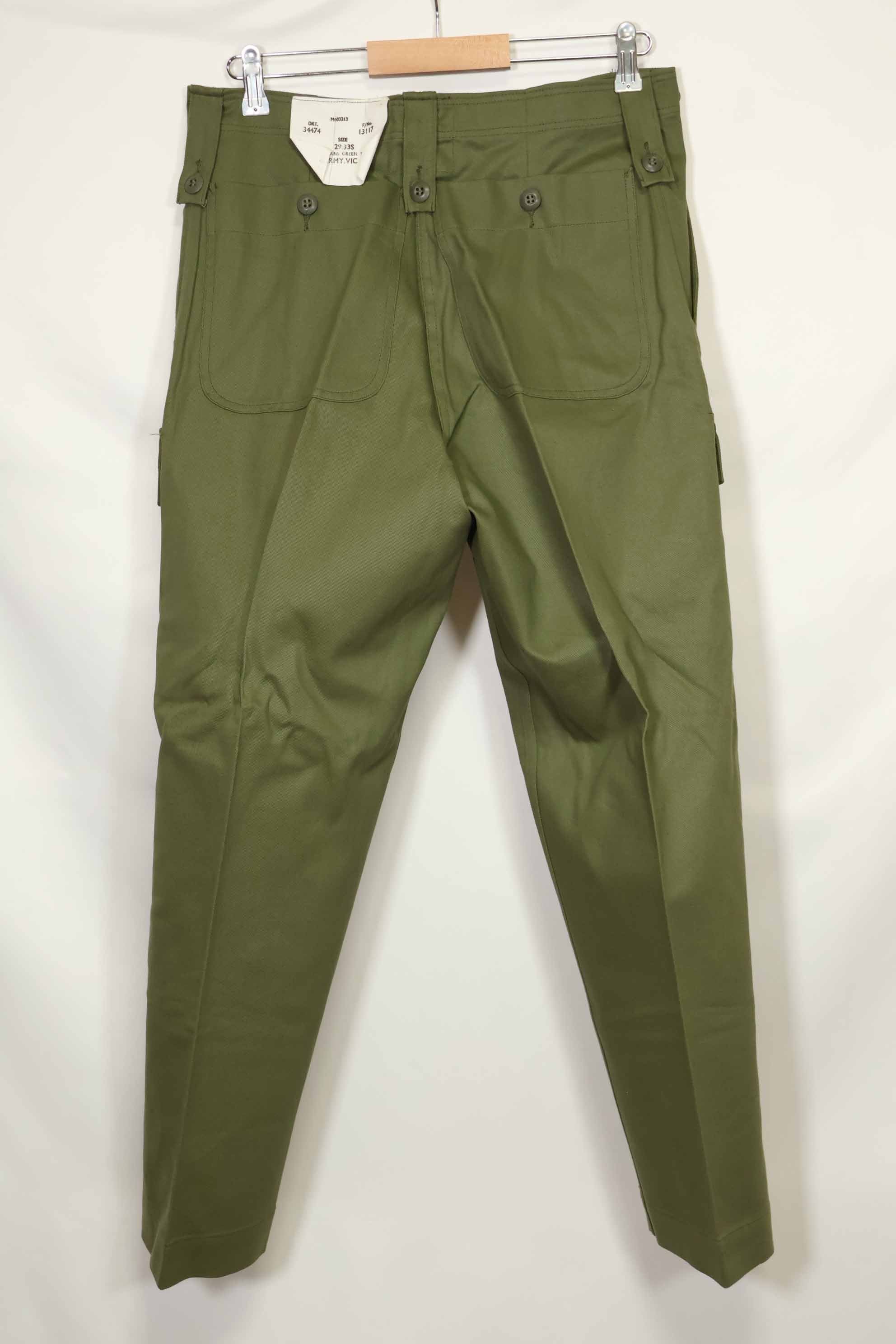 1969年製 デッドストック オーストラリア軍 OD ファティーグパンツ 未使用品