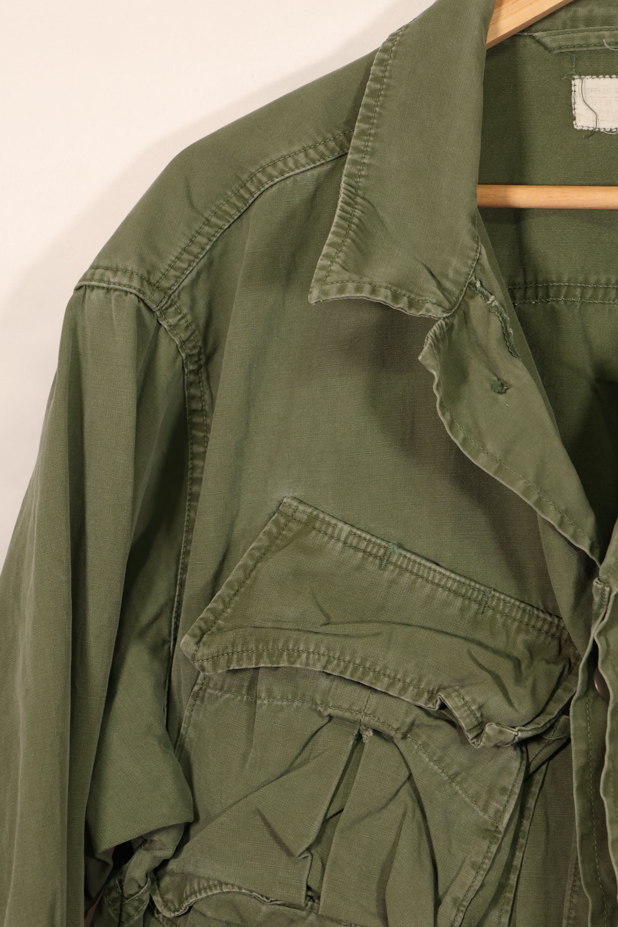 実物 1966年〜1967年頃ロット 3rd Model ジャングルファティーグ ジャケット M-R 中古品