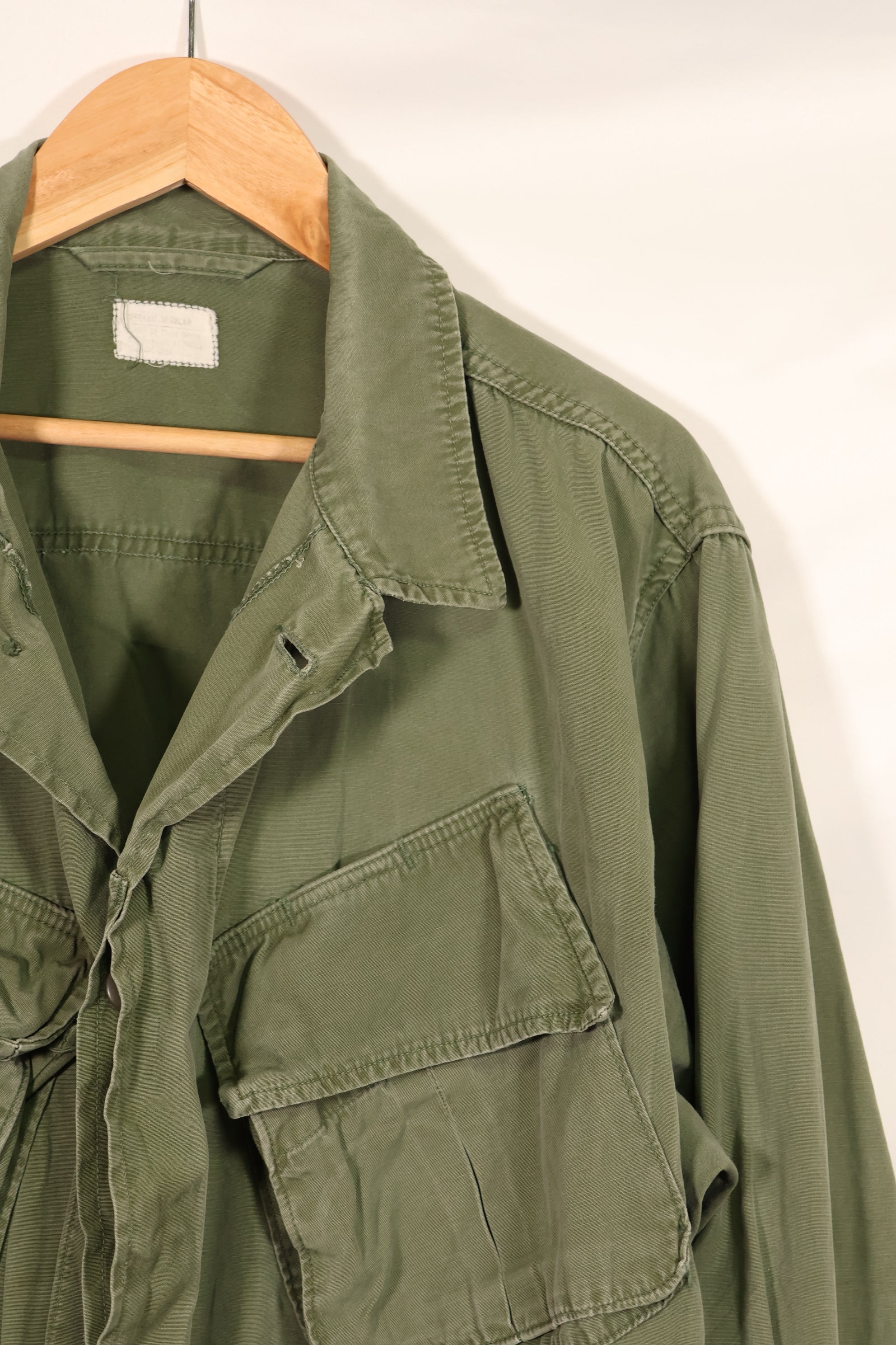 実物 1966年〜1967年頃ロット 3rd Model ジャングルファティーグ ジャケット M-R 中古品