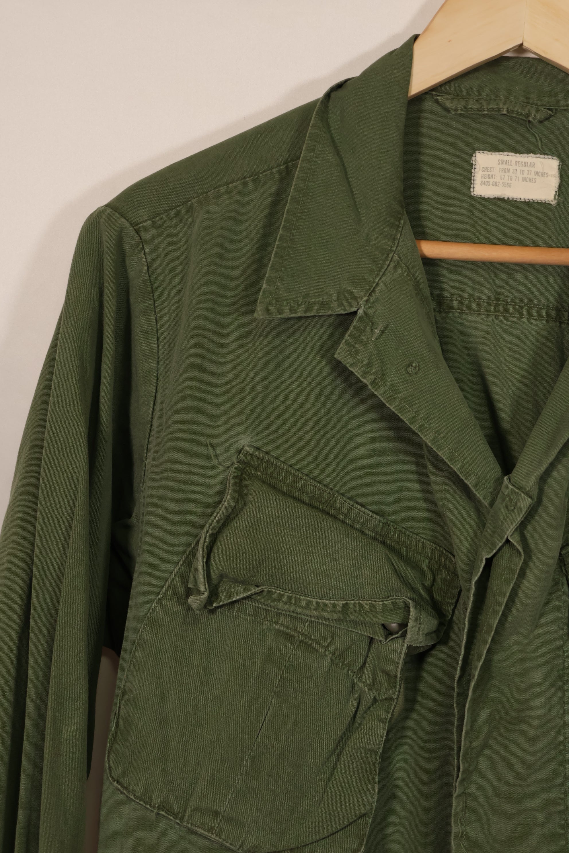 実物 1967年製 3rd Model ジャングルファティーグ ジャケット S-R 中古品