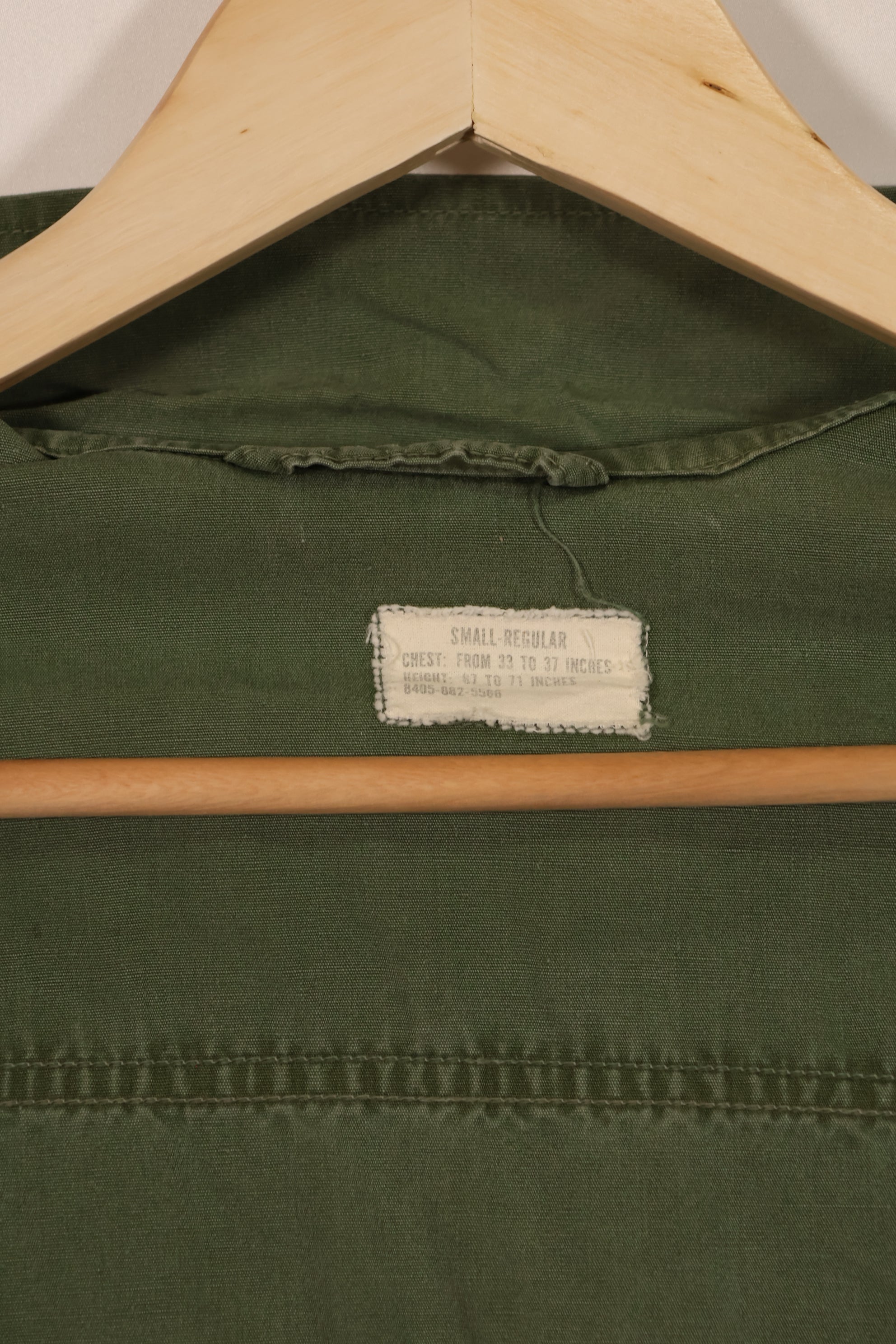 実物 1967年製 3rd Model ジャングルファティーグ ジャケット S-R 中古品