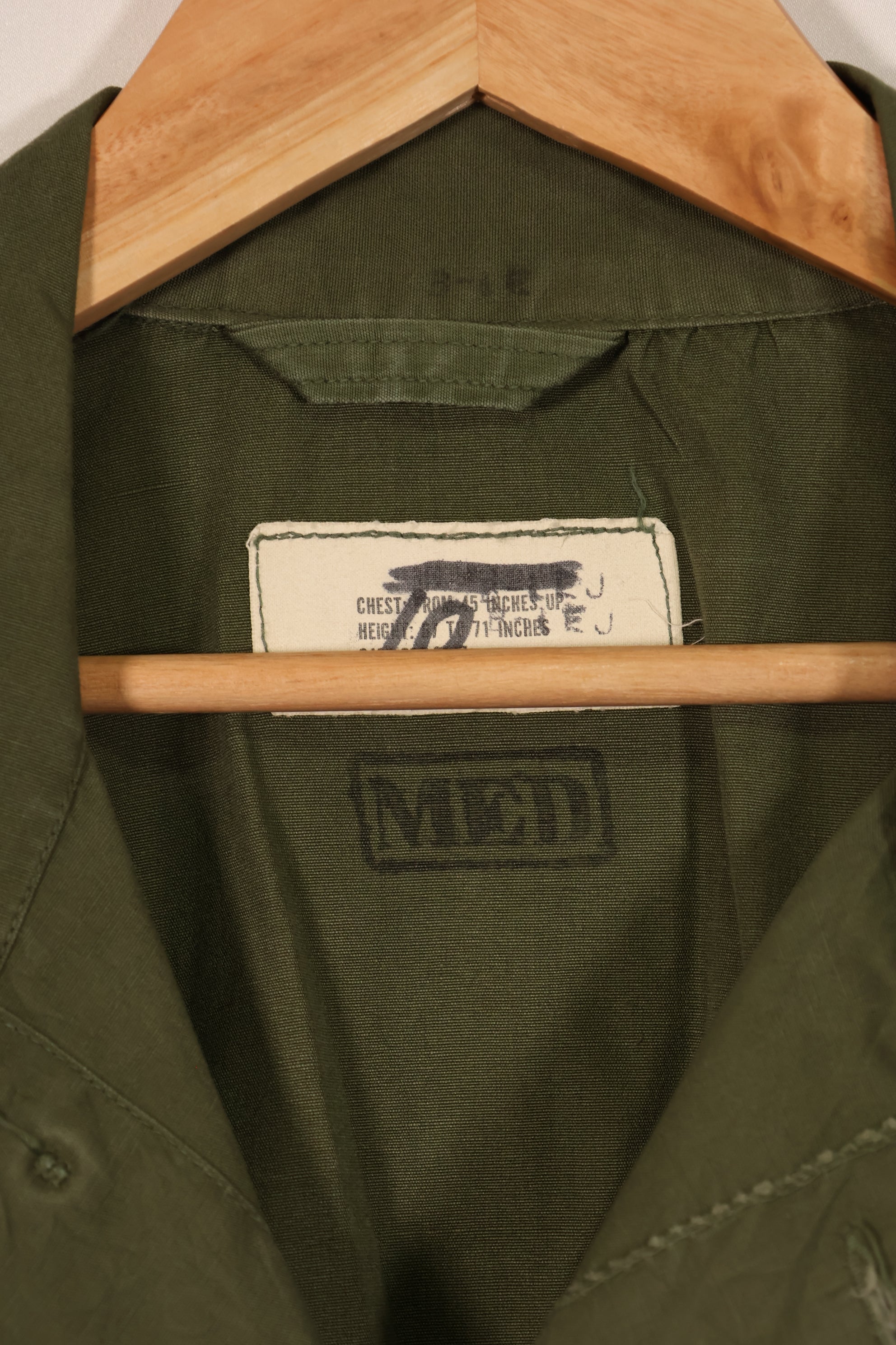 実物 1966年〜1967年頃ロット 3rd Model ジャングルファティーグ ジャケット 中古品 サイズ読めない