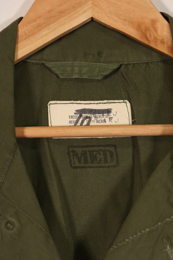 実物 1966年〜1967年頃ロット 3rd Model ジャングルファティーグ ジャケット 中古品 サイズ読めない