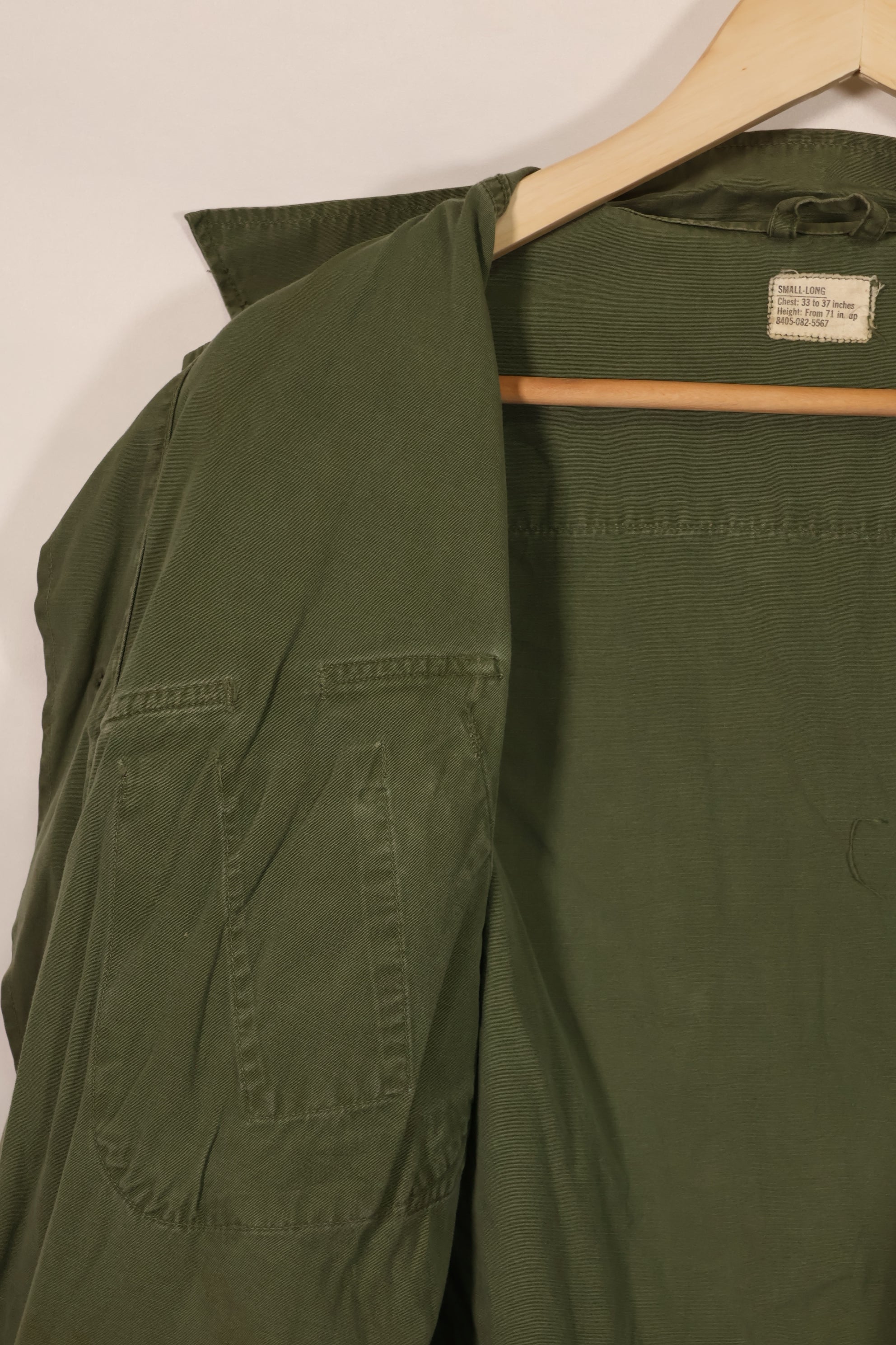 実物 1966年〜1967年頃ロット 3rd Model ジャングルファティーグ ジャケット S-L 中古品