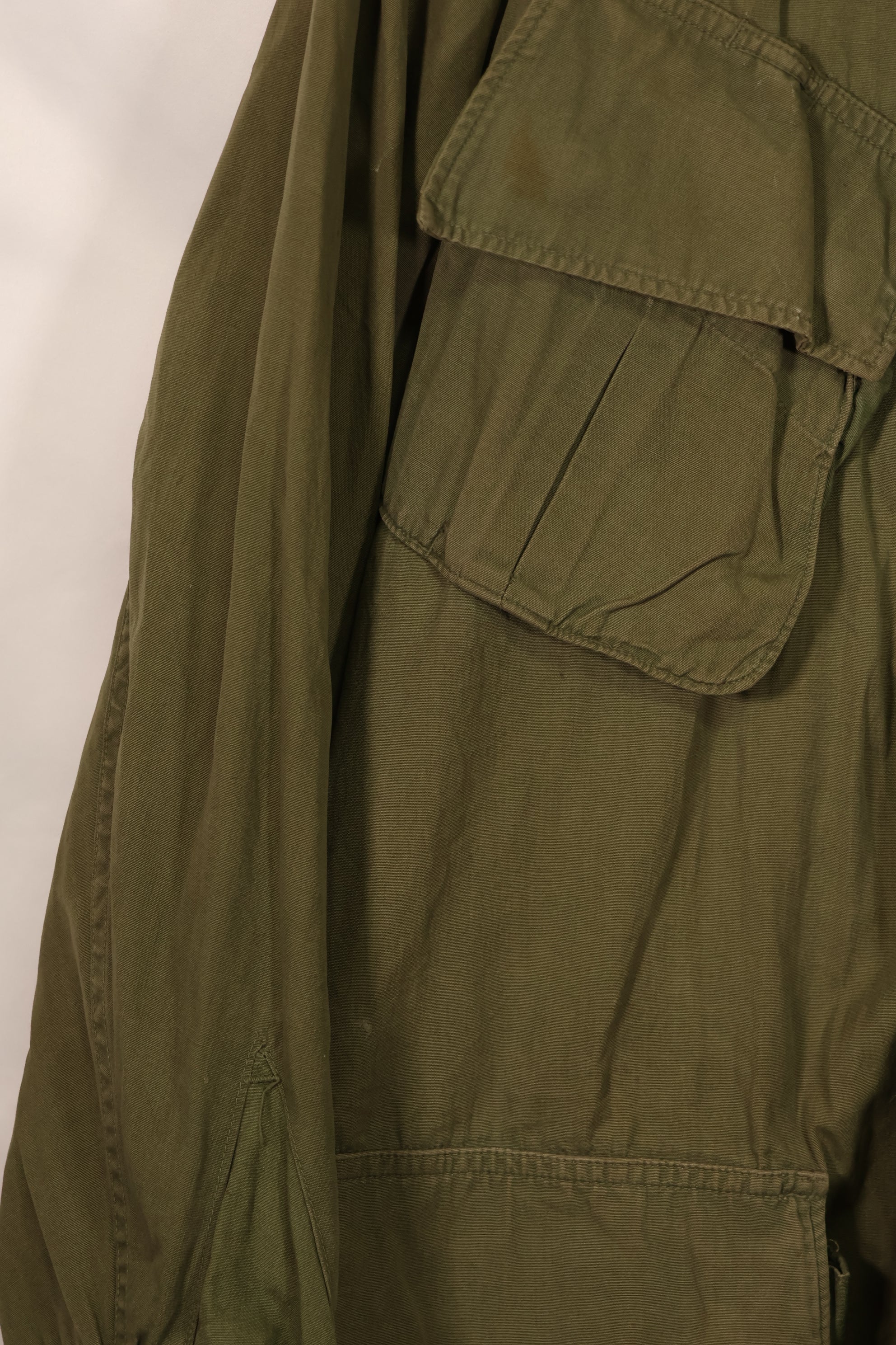 実物 1966年〜1967年頃ロット 3rd Model ジャングルファティーグ ジャケット 折衷型 S-R 中古品