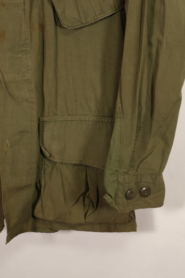 実物 1966年〜1967年頃ロット 3rd Model ジャングルファティーグ ジャケット 折衷型 S-R 中古品