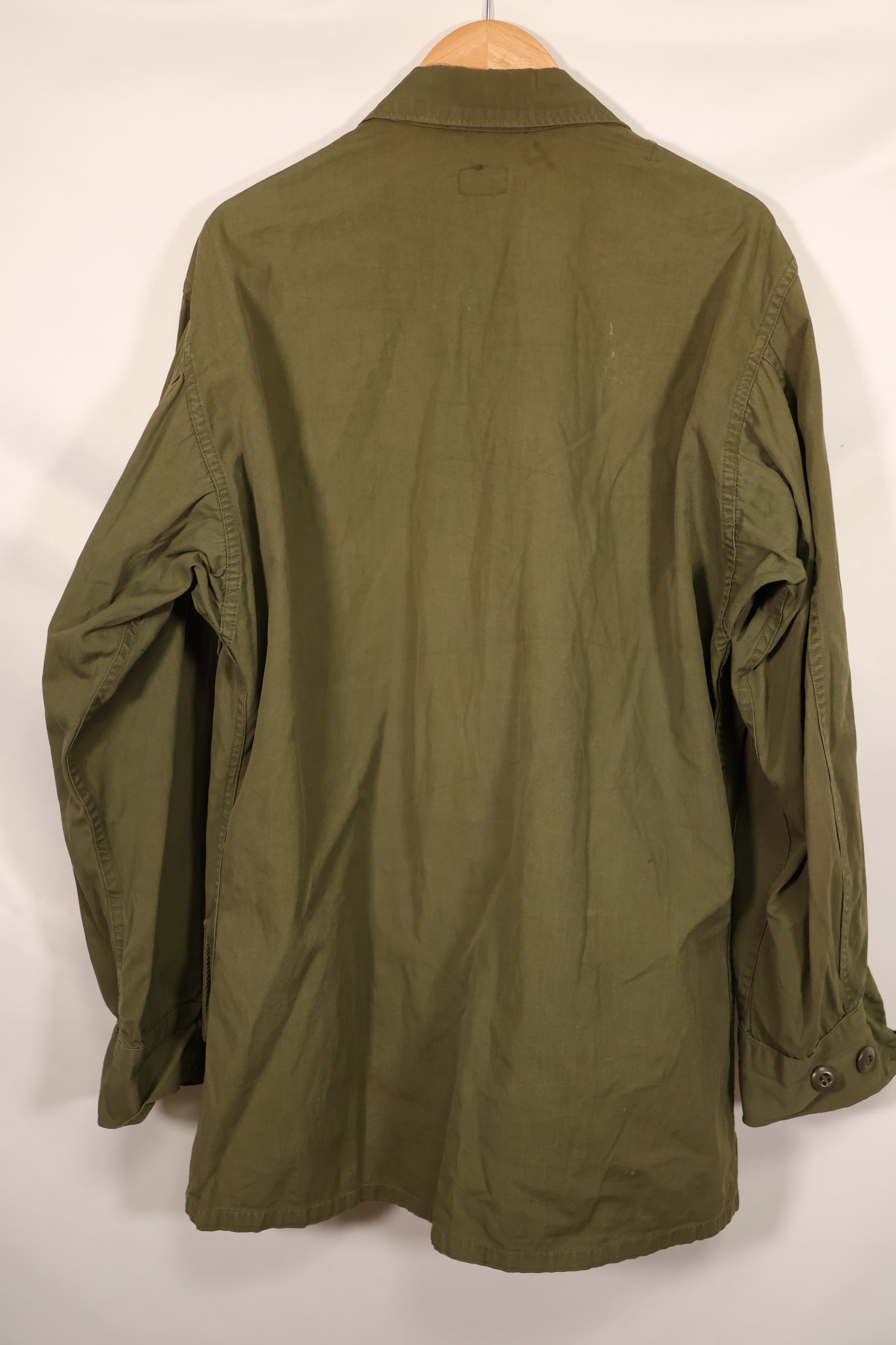 実物 1966年〜1967年頃ロット 3rd Model ジャングルファティーグ ジャケット 折衷型 S-R 中古品