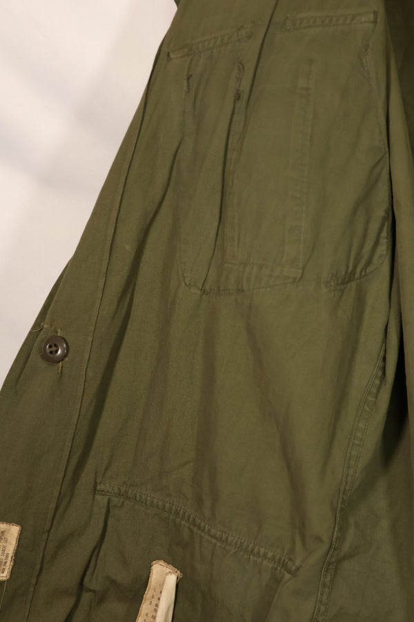 実物 1966年〜1967年頃ロット 3rd Model ジャングルファティーグ ジャケット 折衷型 S-R 中古品